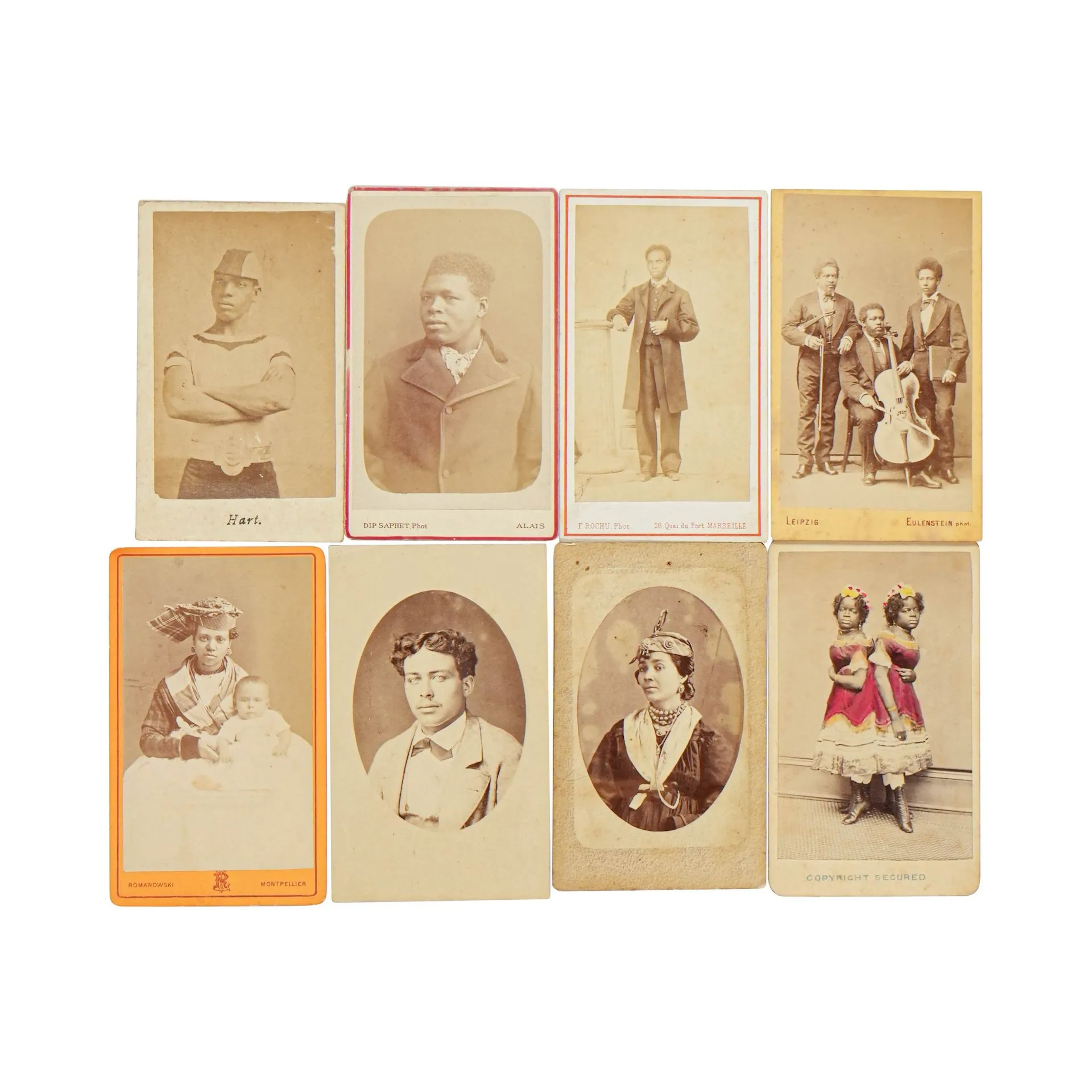 PORTRAITS DE GENS DE COULEUR, c. 1860 - Lot 54