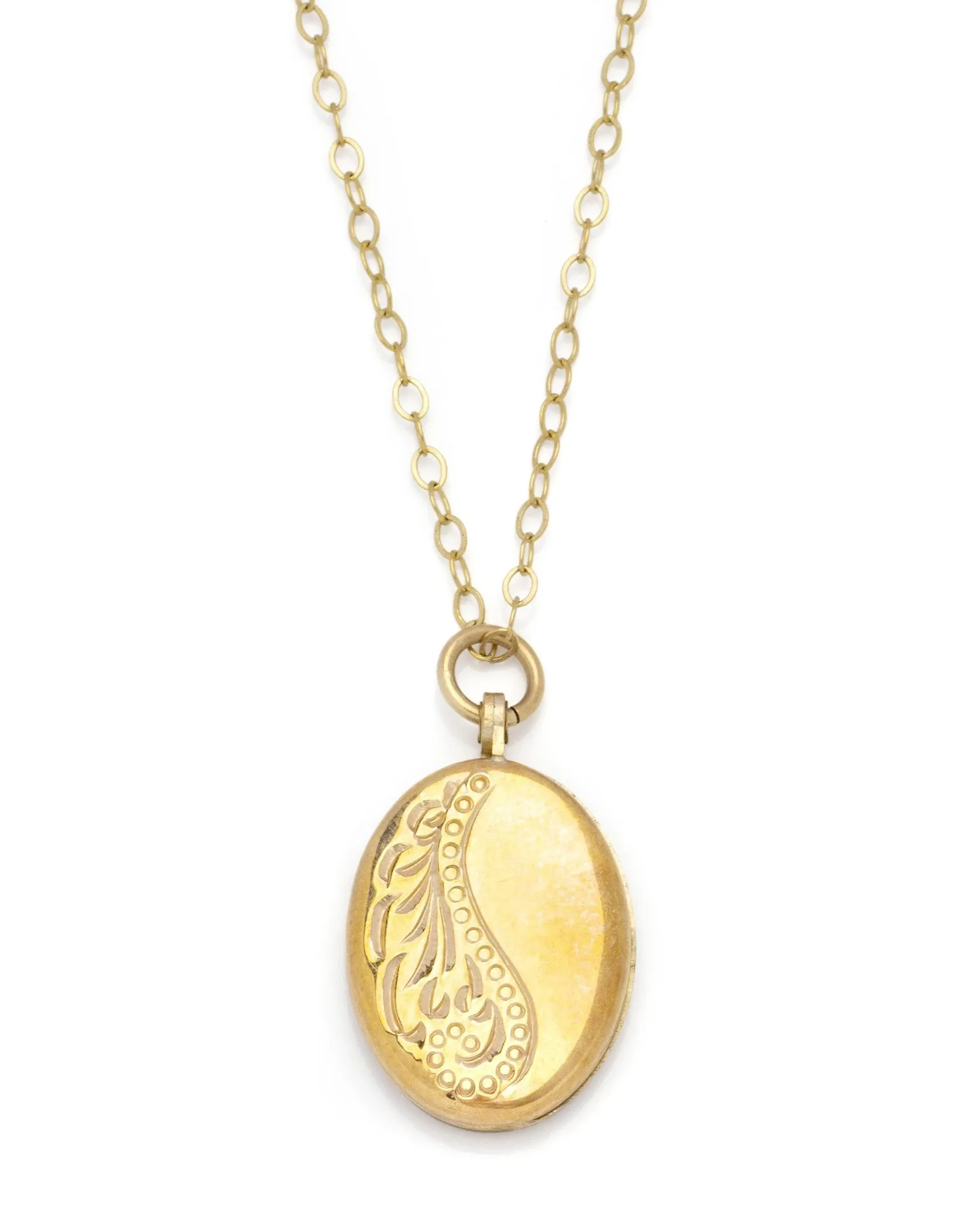 PENDENTIF PORTE-SOUVENIR en or jaune 9K (375/1000) ciselé de - Lot 293