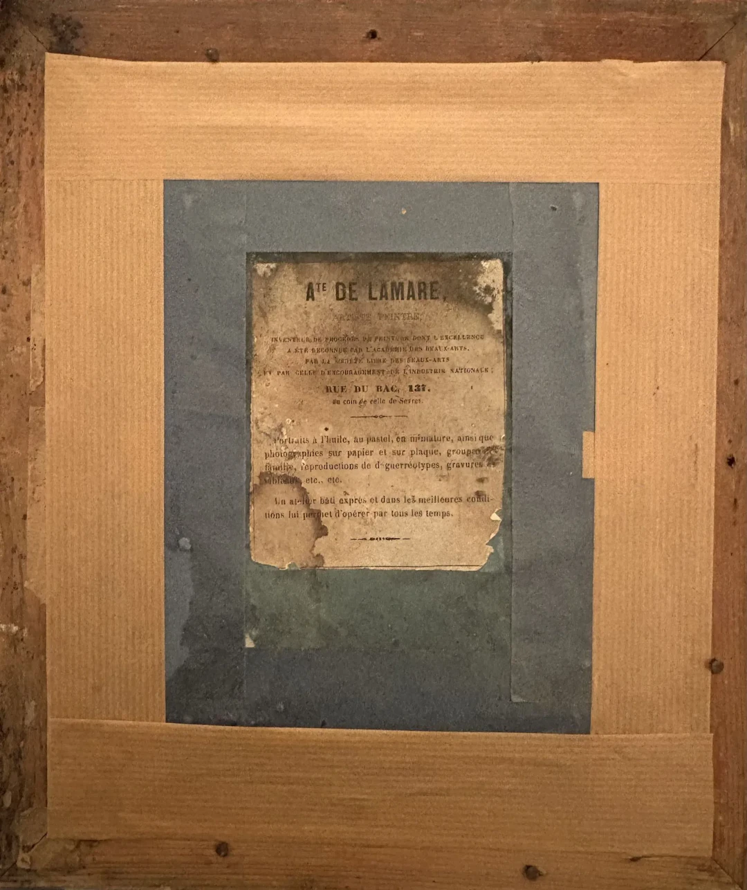 A. DE LAMARE, rue du Bac, Paris - Lot 23