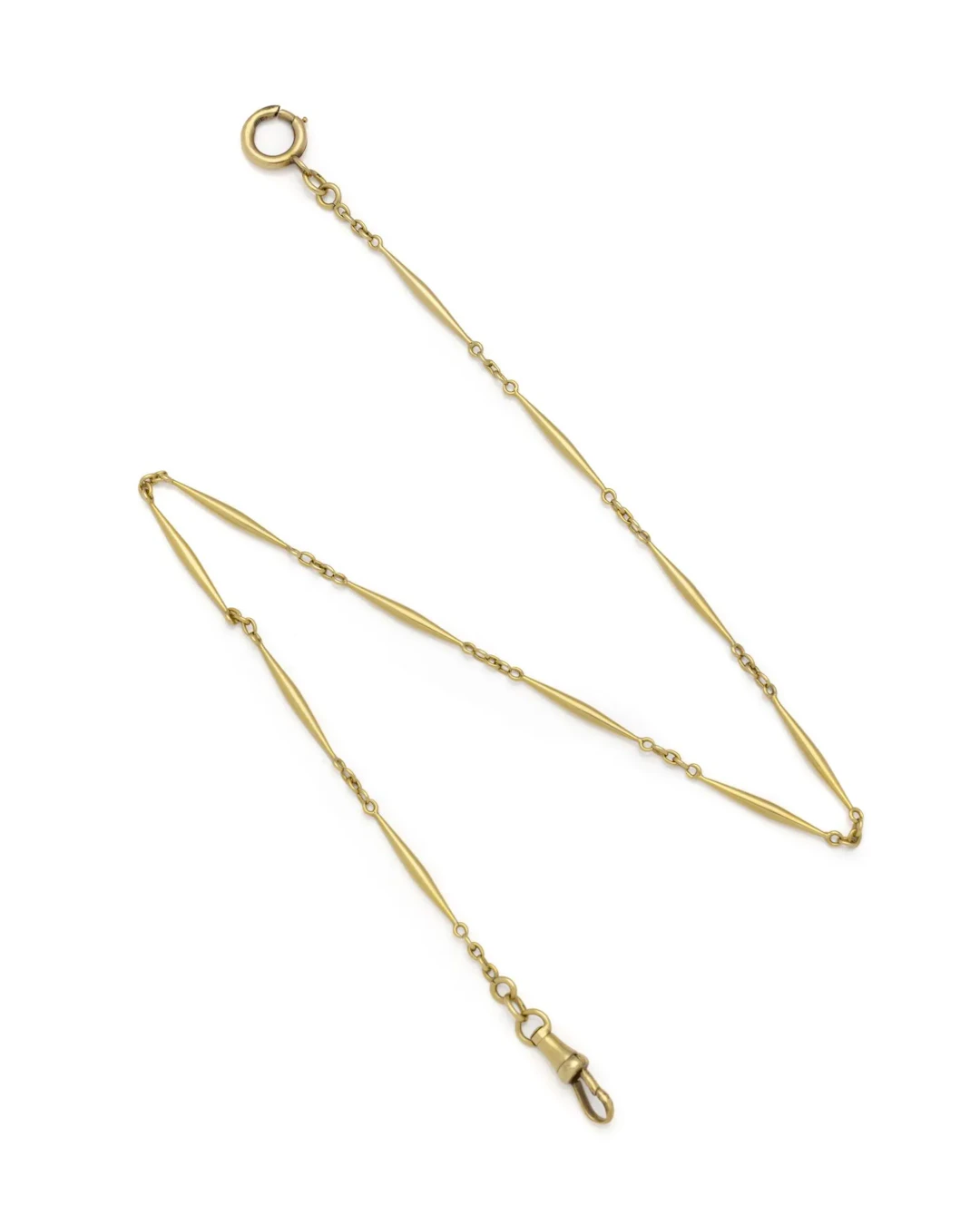 CHAINE GILETIÈRE en or jaune 18K (750/1000) à maille fuselée - Lot 271