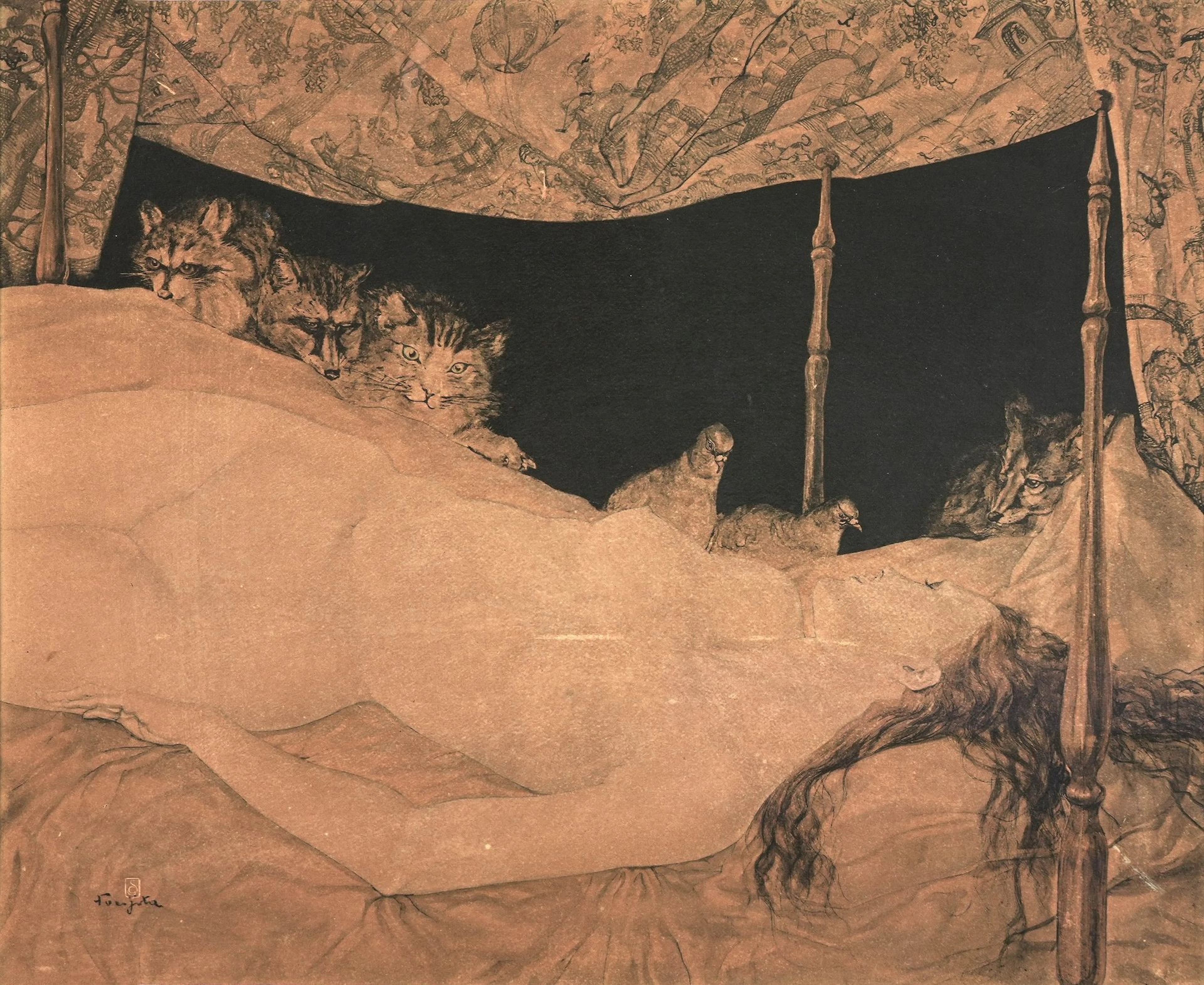 Tsuguharu FOUJITA (1886-1968), d'après - Lot 7