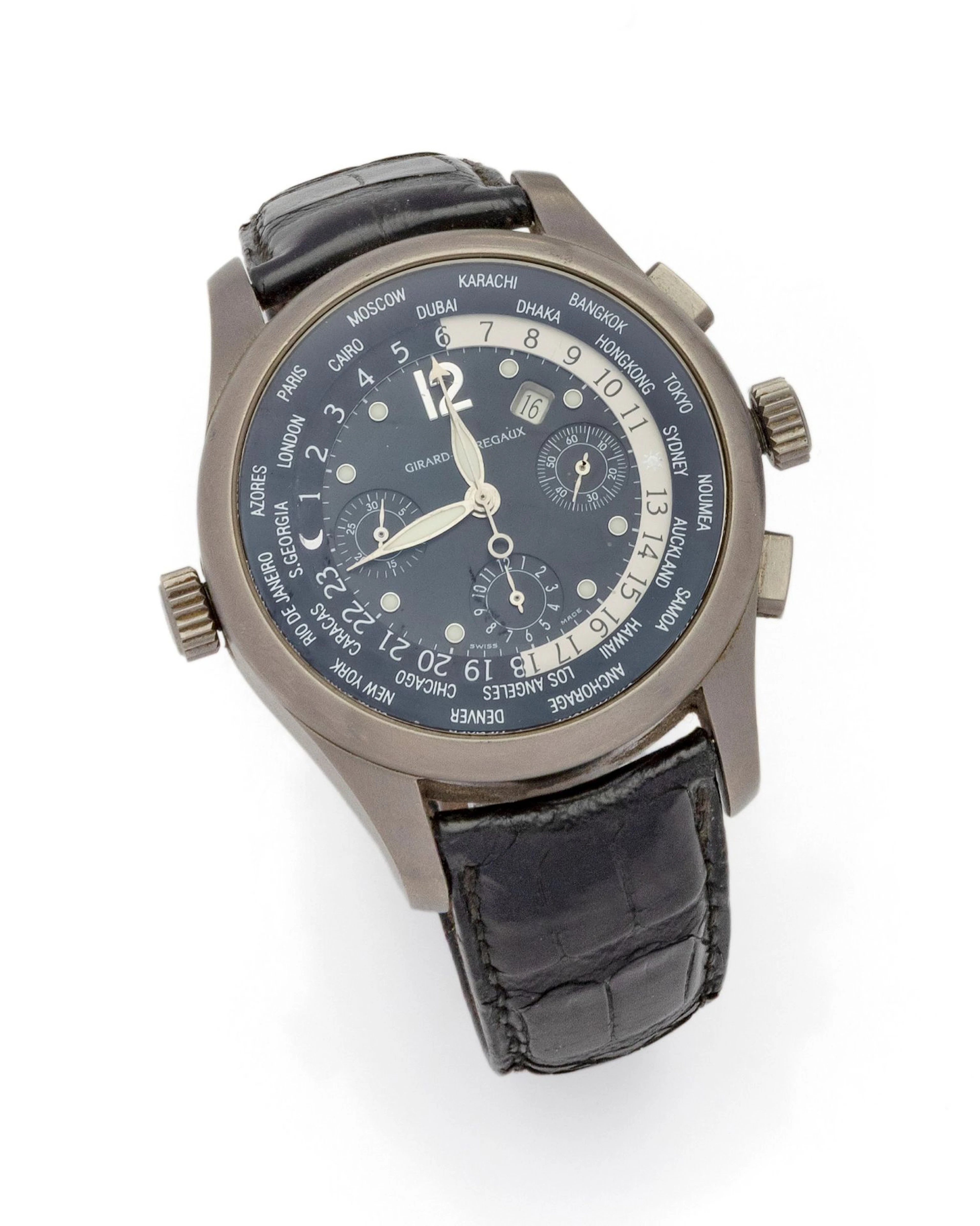 GIRARD-PERREGAUX CHRONOGRAPHE WORLDTIMER - Lot 18