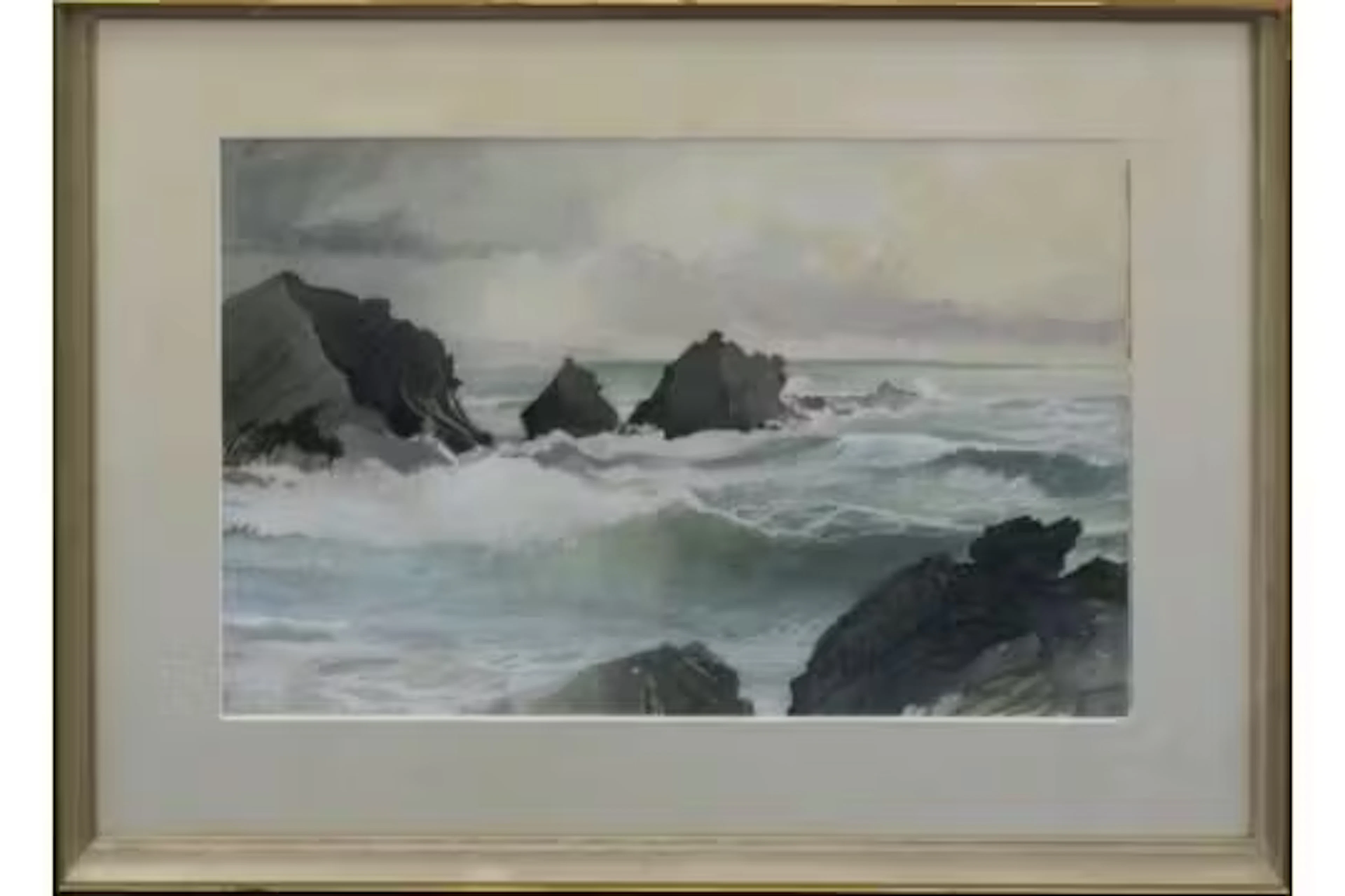 CHARLES KNIGHT RWS ROI (BRITISH, 1901-1990), “Flood Tide, Hartland