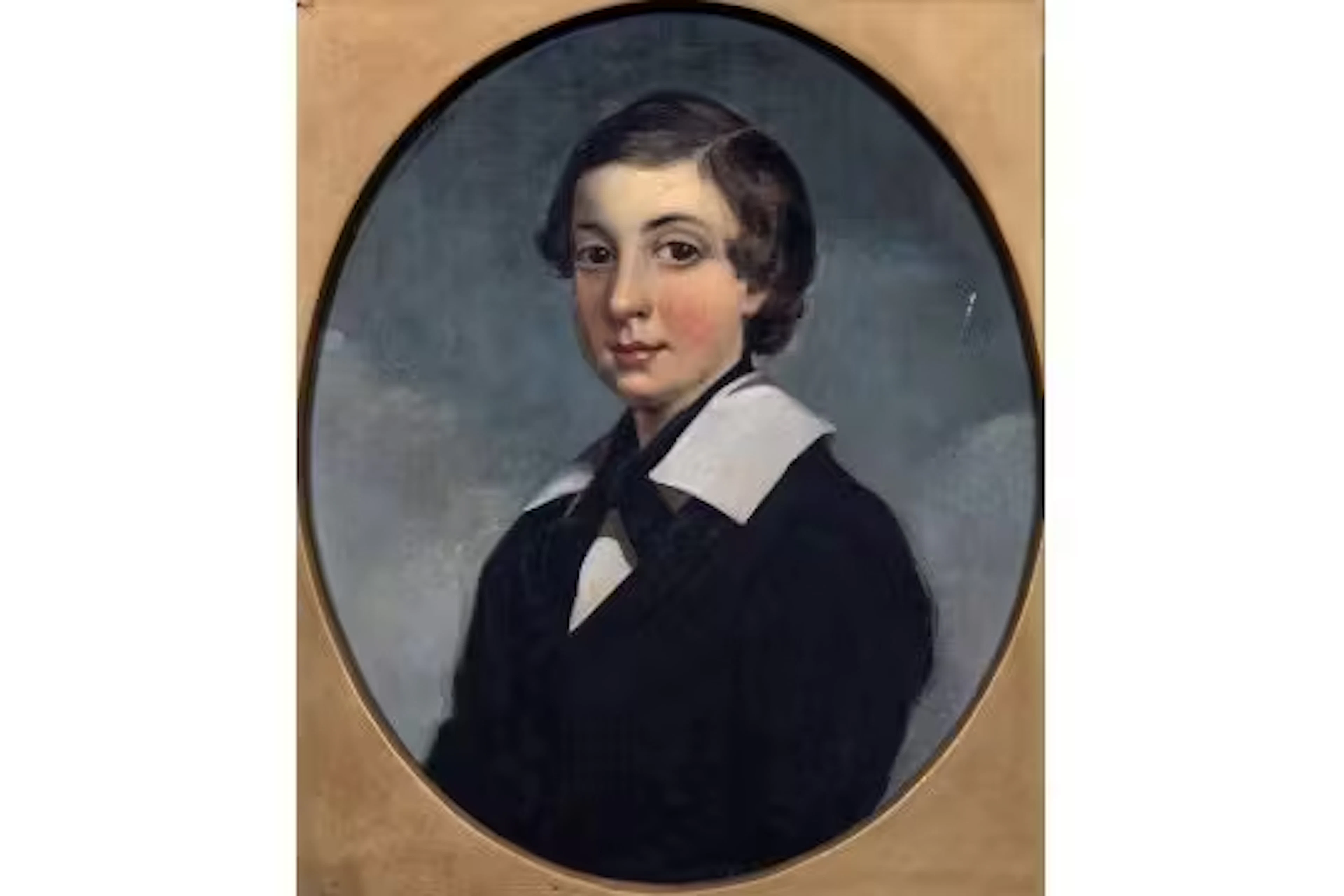Late 19th century English School, Portrait of a young boy dressed