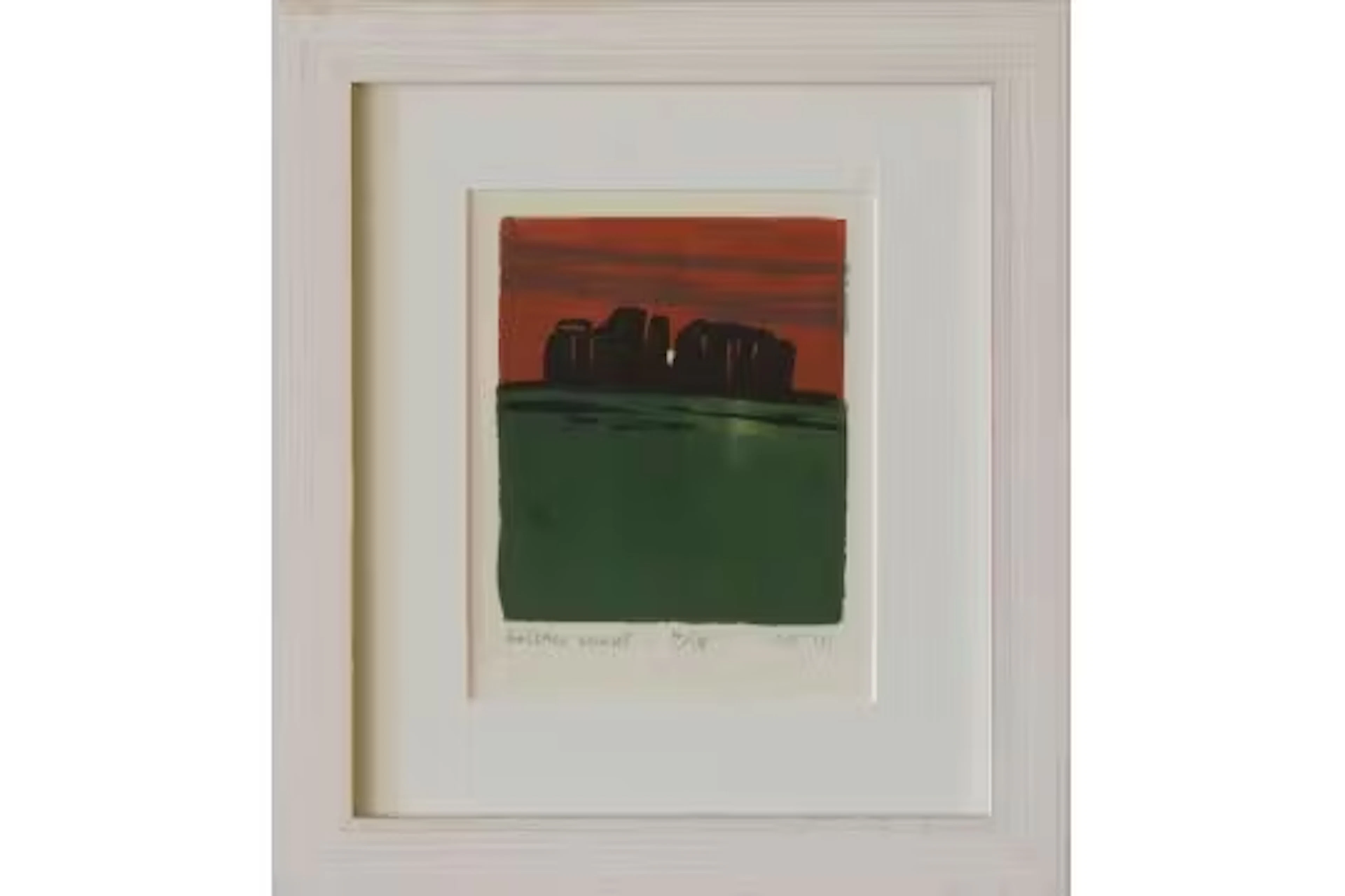 PETER DAVIES (BRITISH, B.1953), “Solstice Sunset”, Signed, inscribed