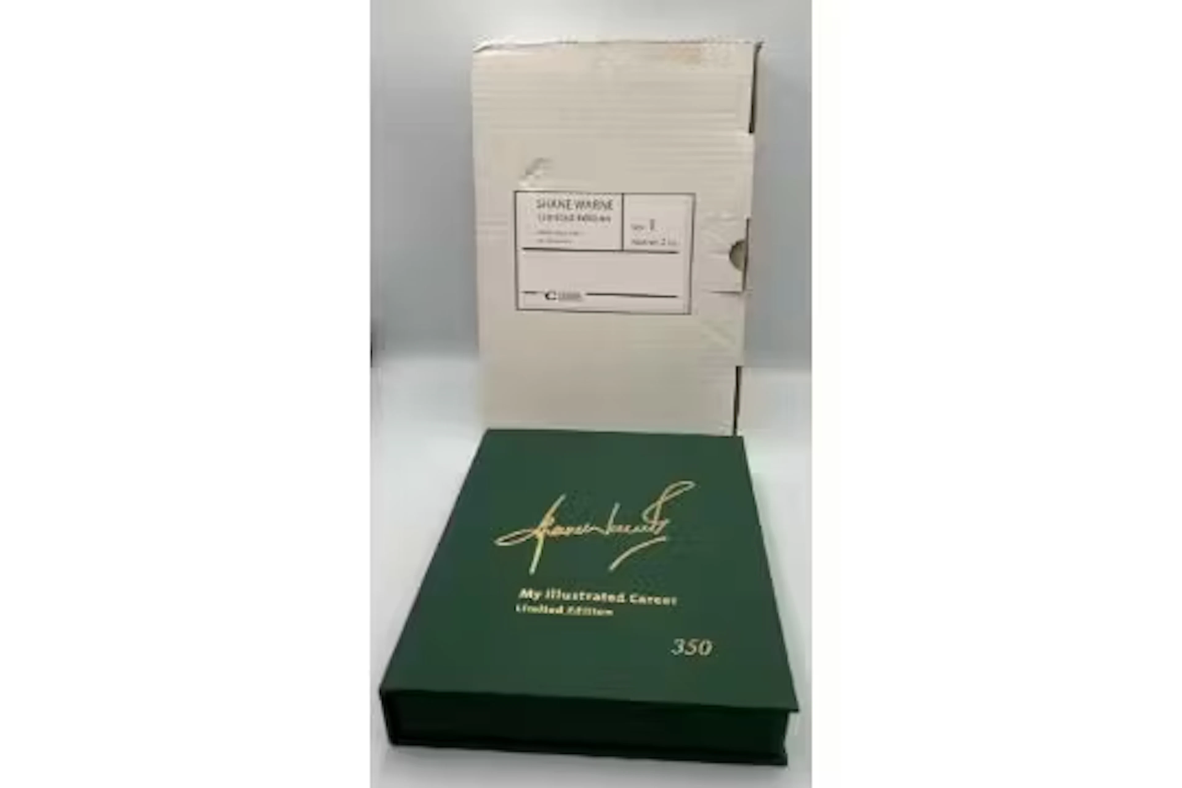Cricket interest / Shane Warne - My Illustrated Career SIGNED LIMITED