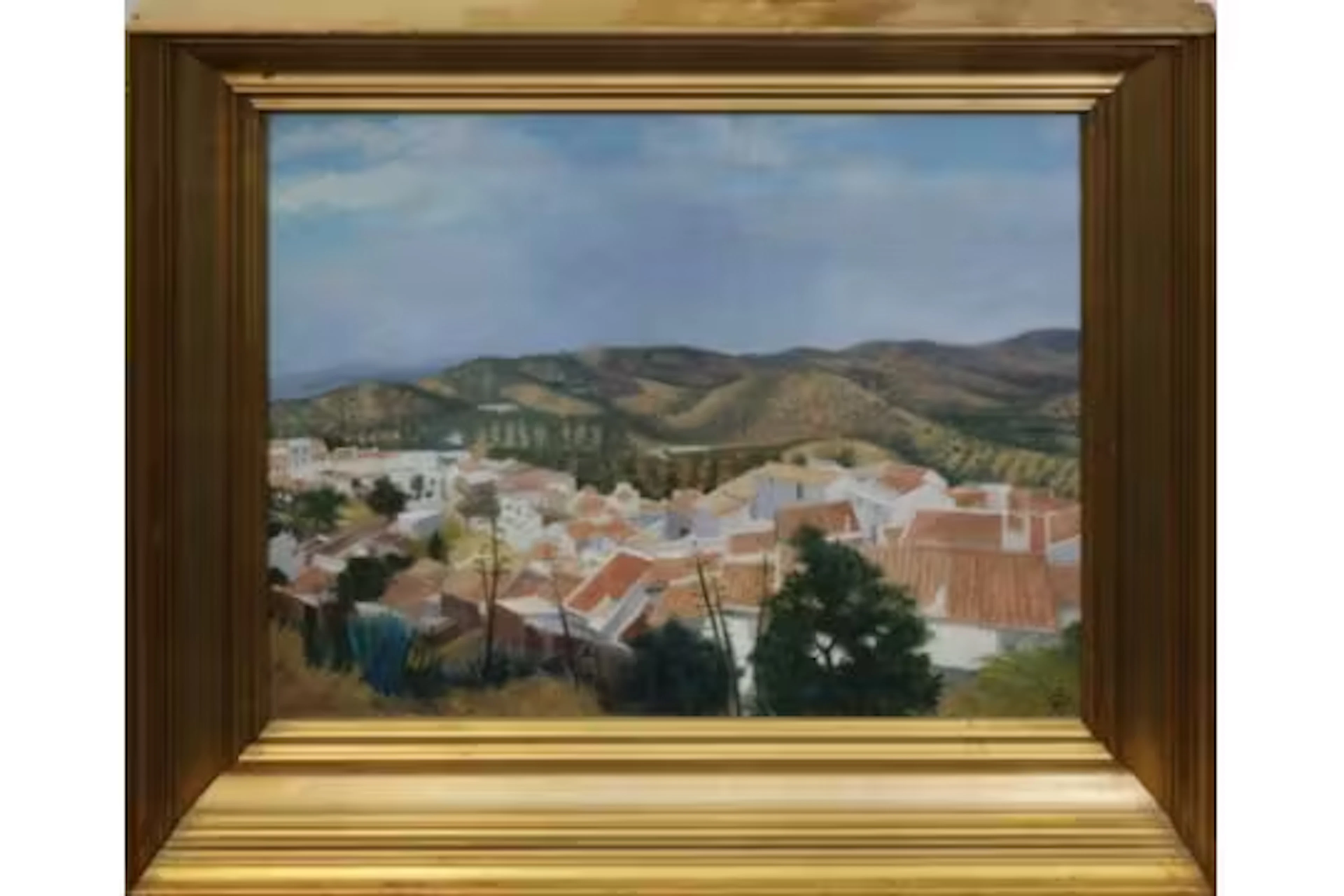 Anne Wright RBA (British, Contemporary), "Guaro, Andalucia", Monogrammed