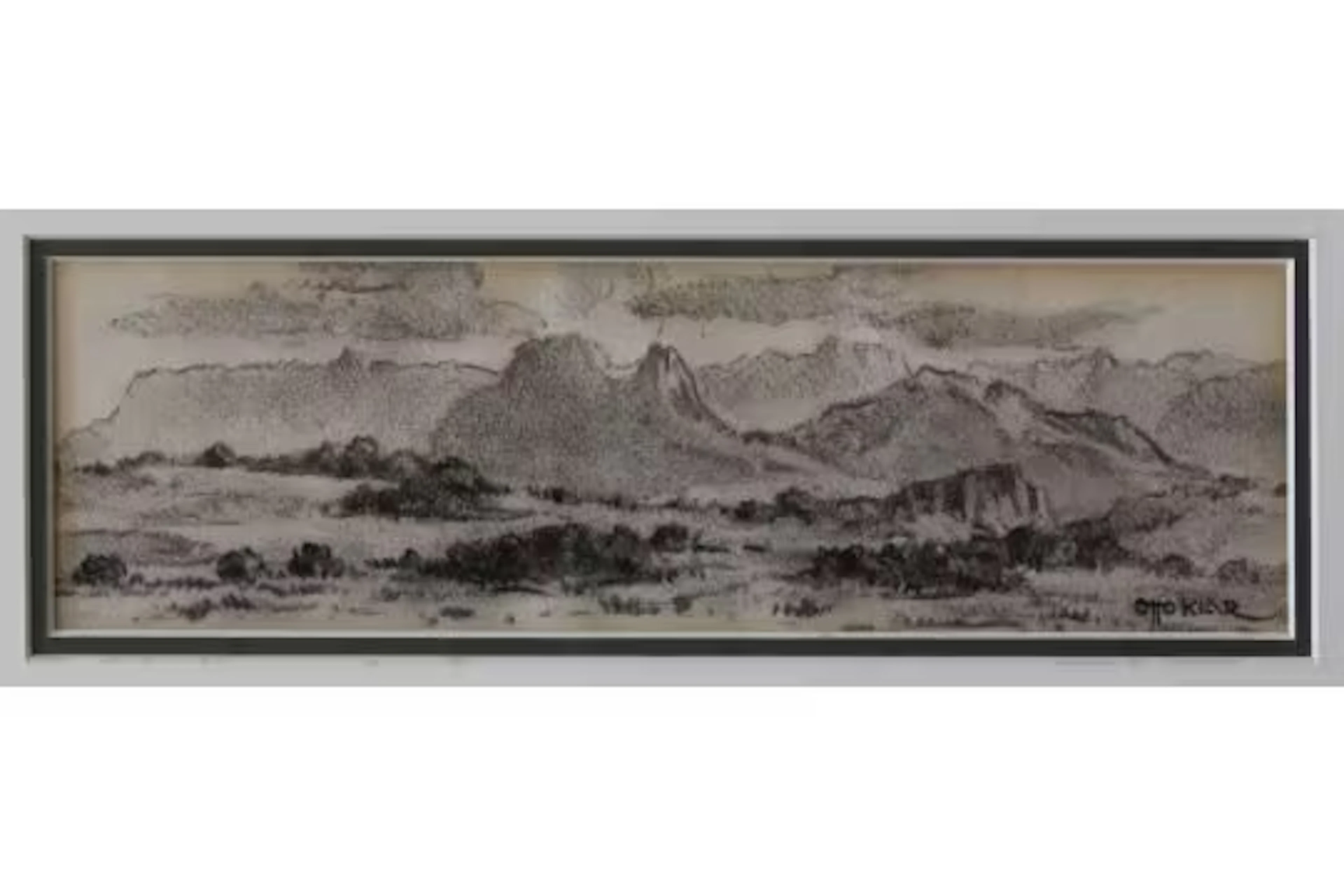 OTTO KLAR (SOUTH AFRICAN, 1908-1994), Landscape I, Landscape II, Signed