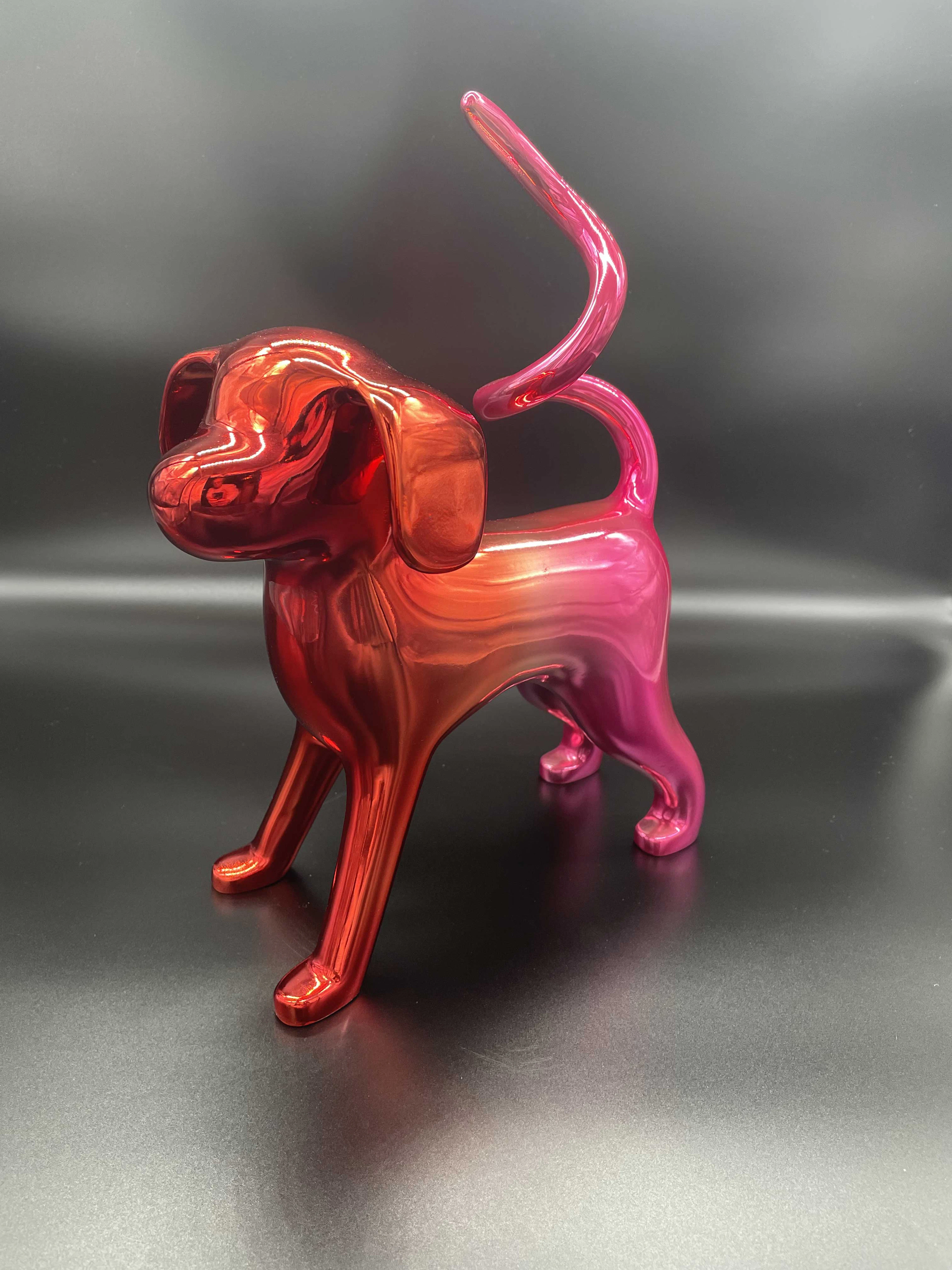 "Chrome Pink Lime dog" - Agnetha Sjögren