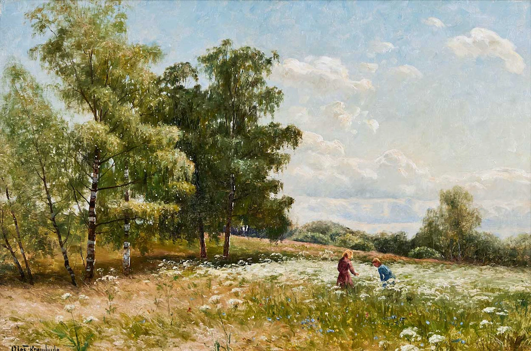 "Högsommar på Blomsteräng" - Olof Krumlinde