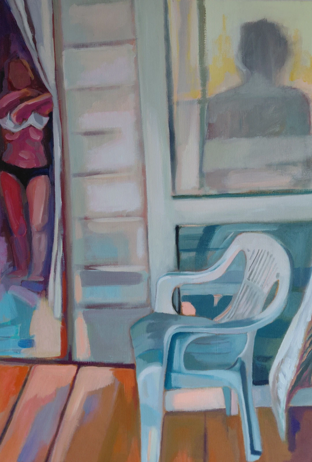 At the bungalow - Anyck Alvarez Kerloch