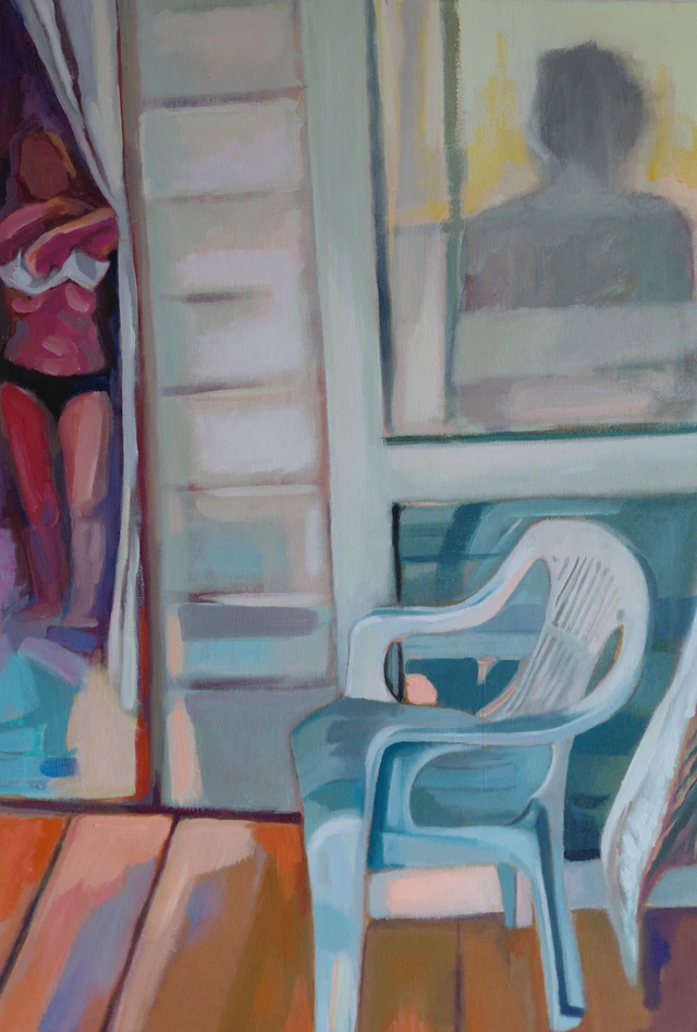 At the bungalow - Anyck Alvarez Kerloch