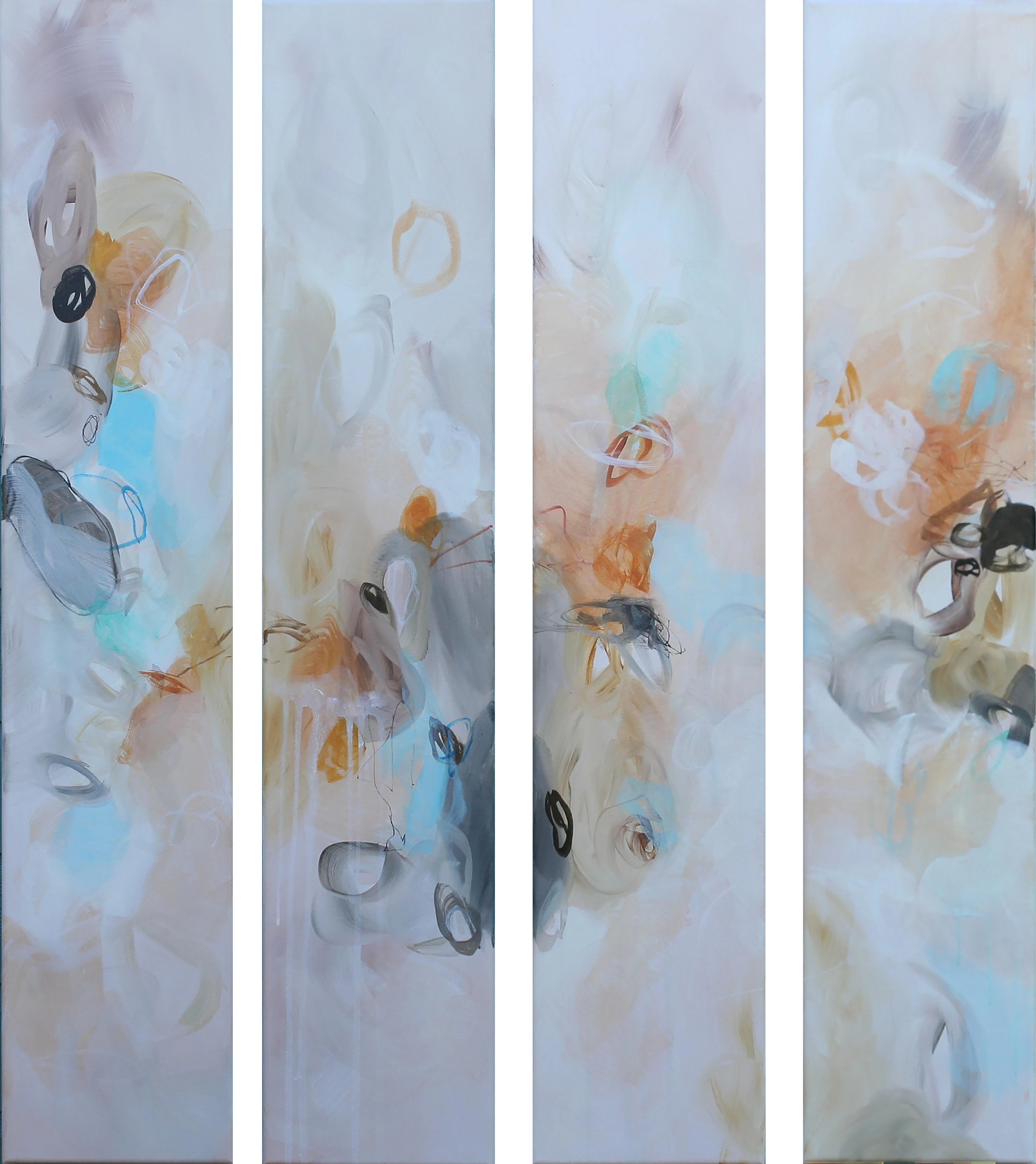 XL Lets Begin Again 80 x 100cm - Susan Wooler