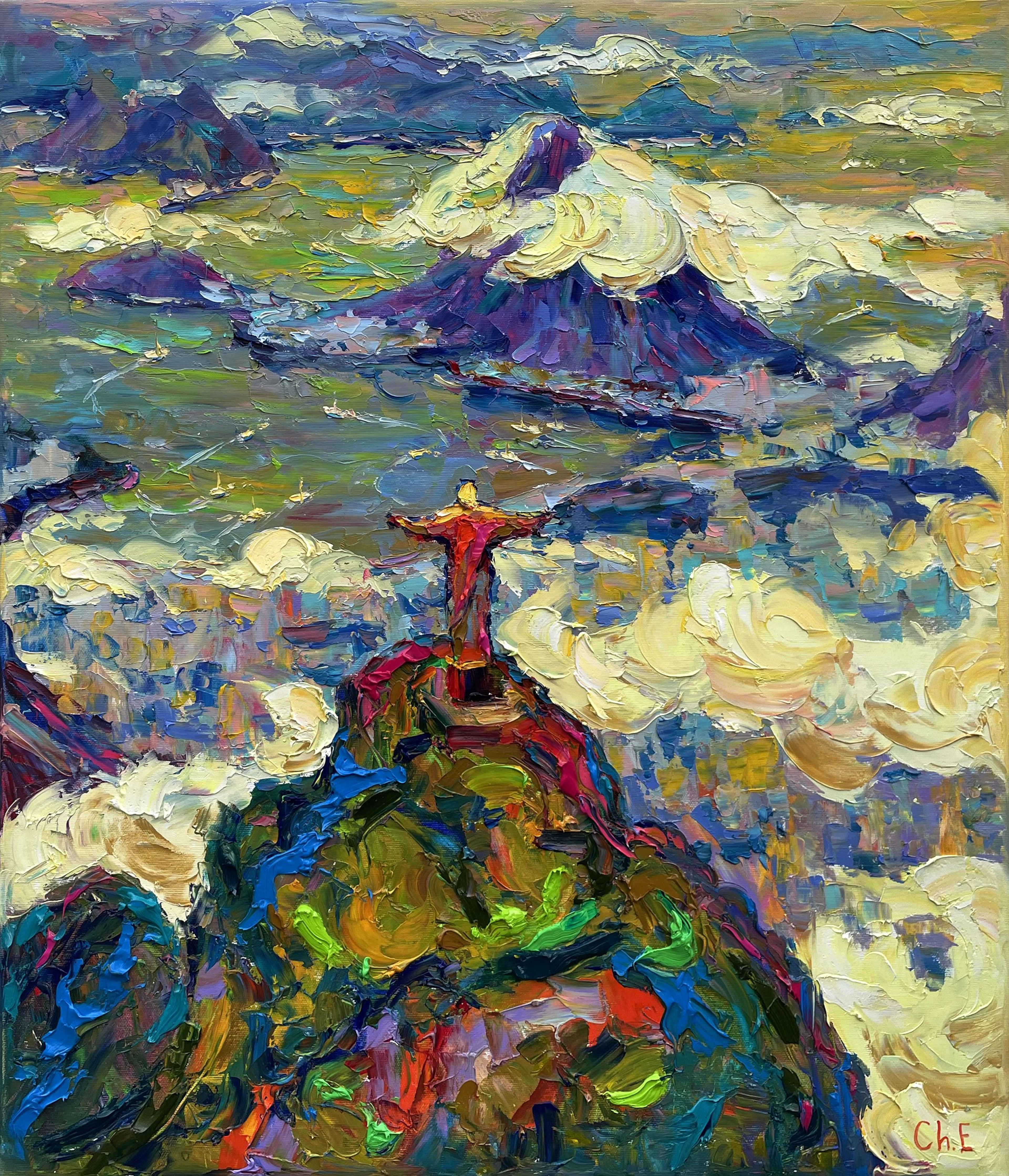 ""Evening panorama"" - Evgeny Chernyakovsky