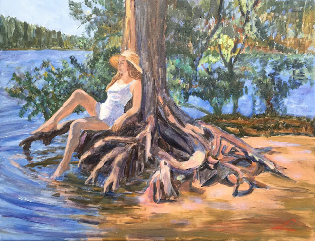 At the lake - Elena Sokolova