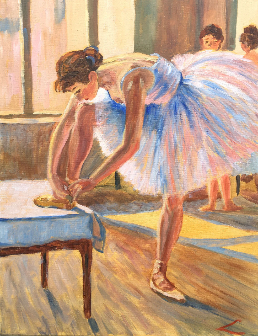 Ballerina at the studio - Elena Sokolova