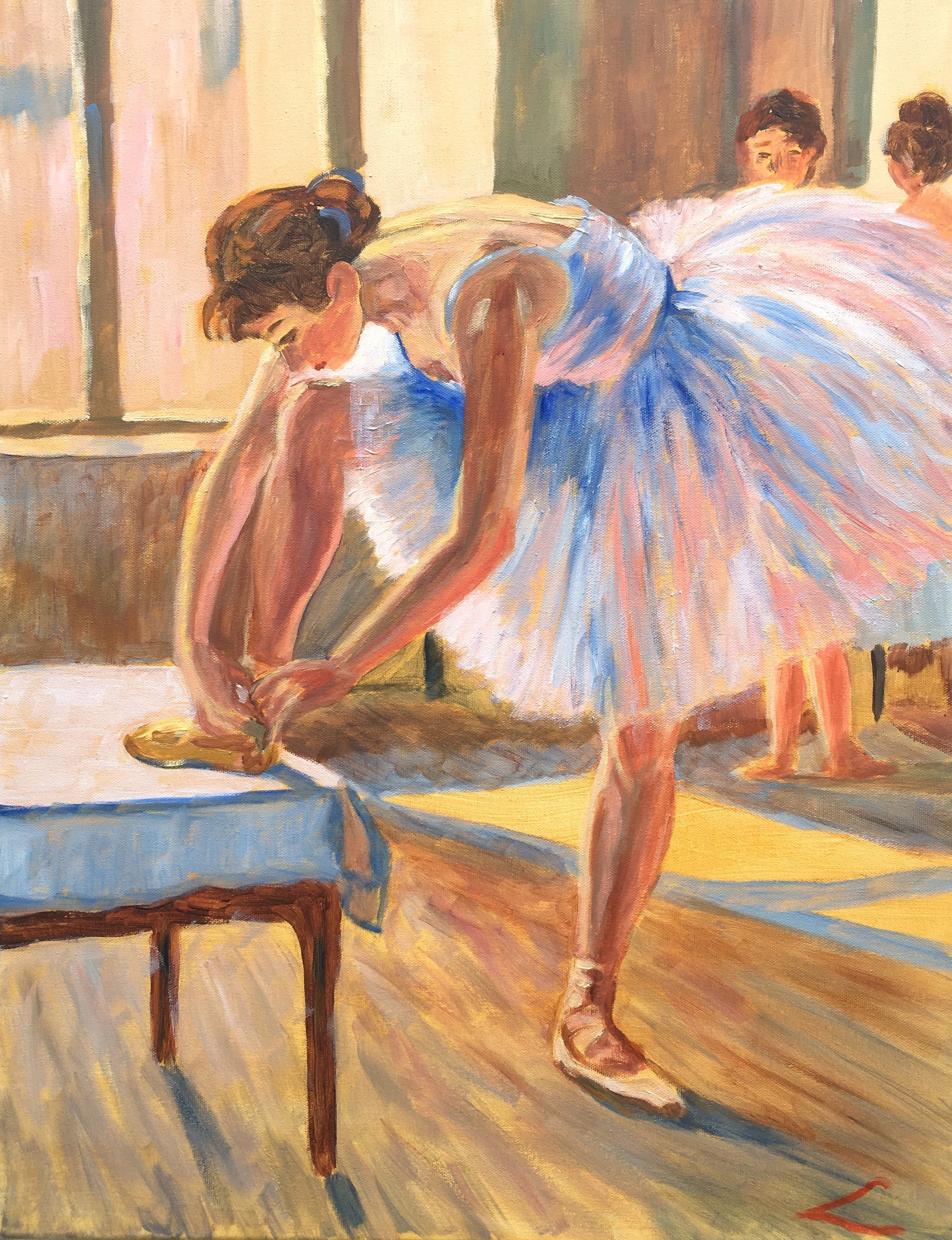 Ballerina at the studio - Elena Sokolova