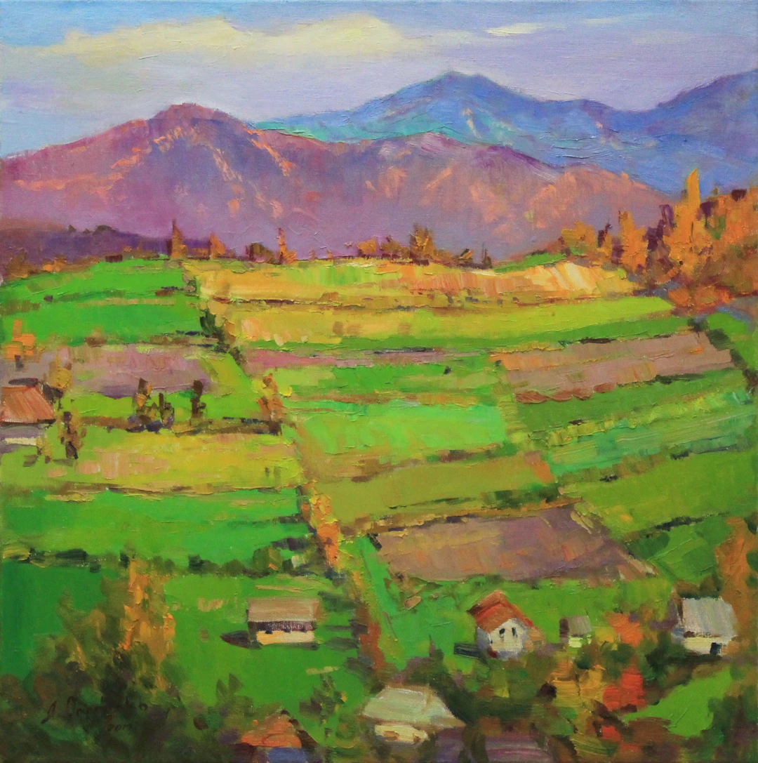 ""In the rays of the evening sun"" - Alisa Onipchenko-Cherniakovska