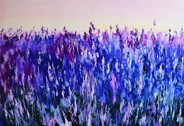 Lavender Splashes - Valeria Radzievska