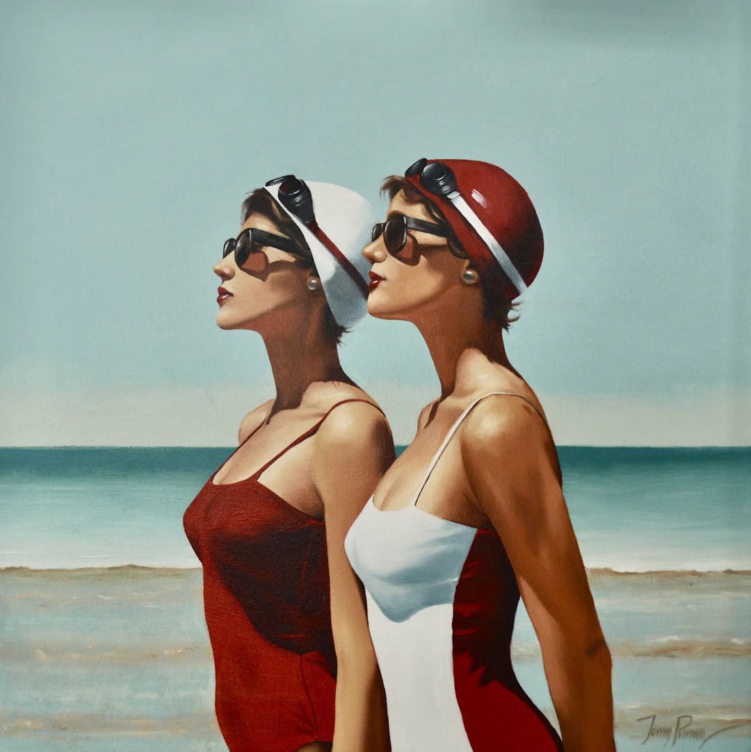 St. Tropez in Red - John Popkess