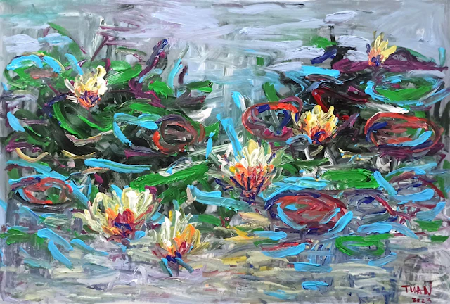 Early morning (80x120cm ) 2023 - LE ANH TUAN