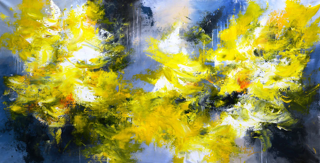 Burst of color 31 - Yellow field - Andrada Anghel