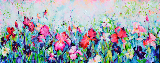 Colorful Iris Garden - Soos Roxana Gabriela