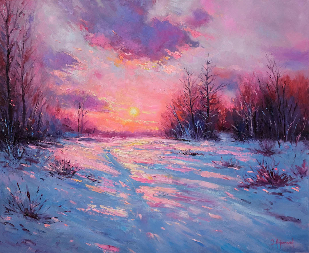 Winter Sunset - Behshad Arjomandi