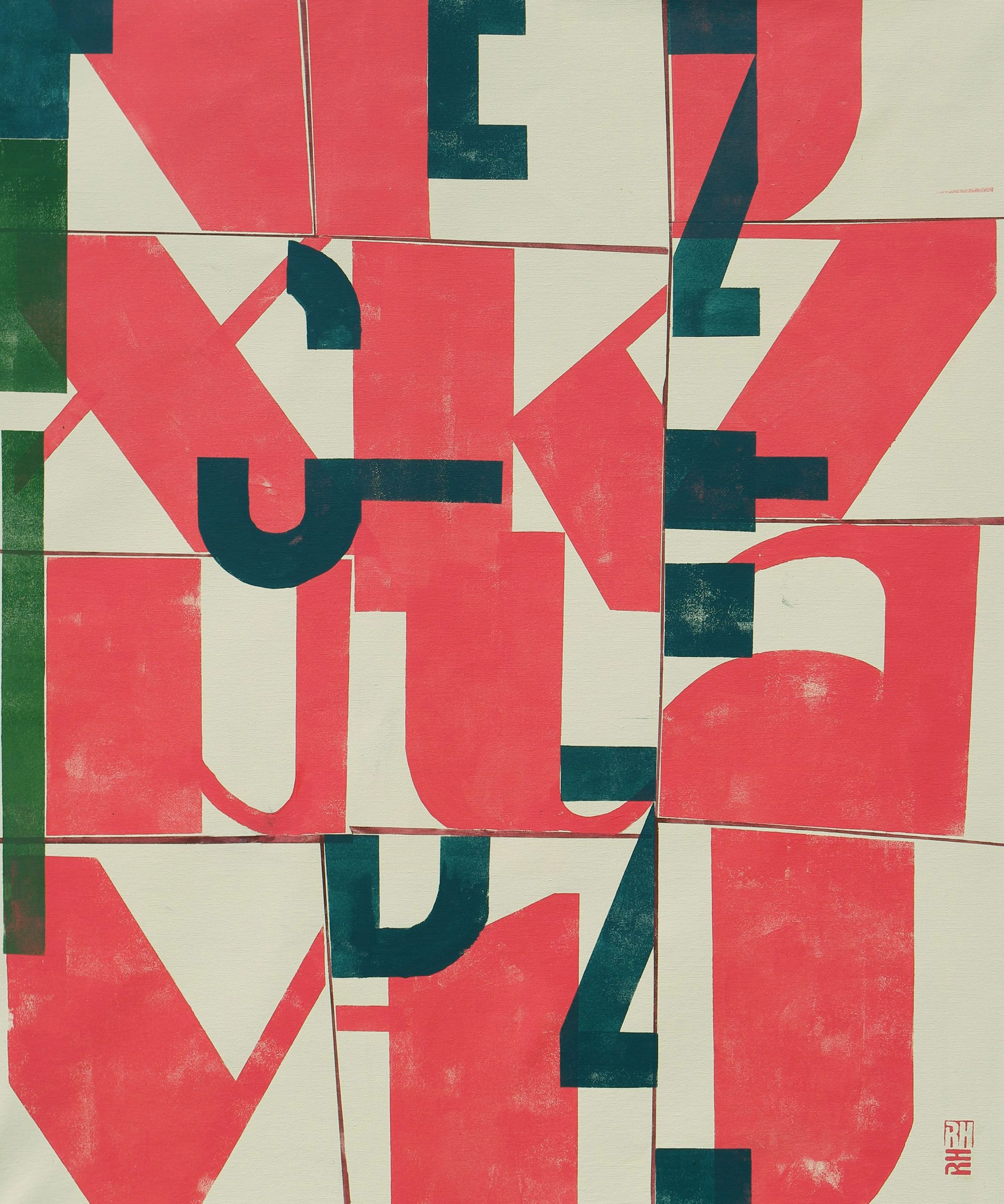 Typopop in Red - Ronald Hunter
