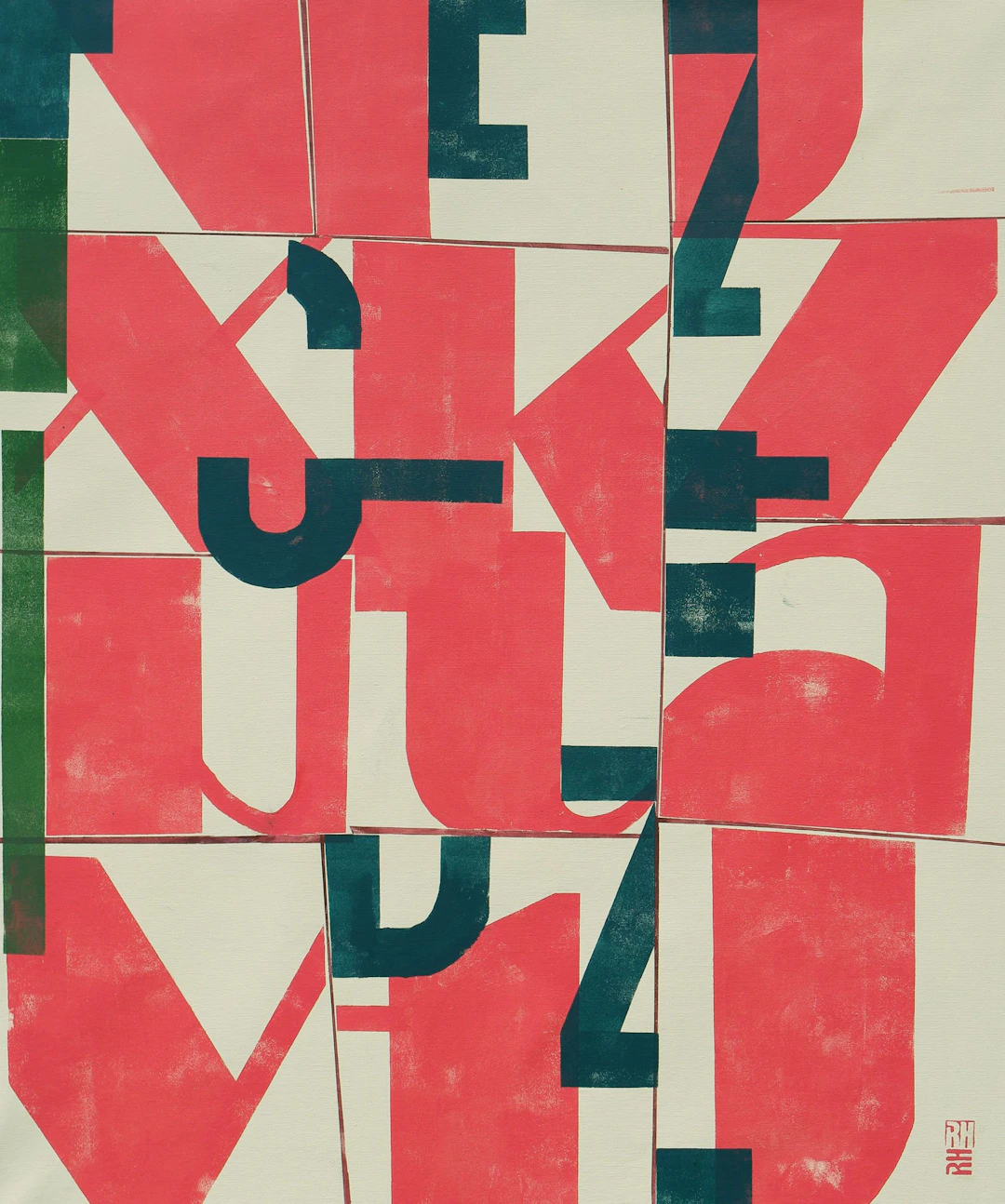 Typopop in Red - Ronald Hunter