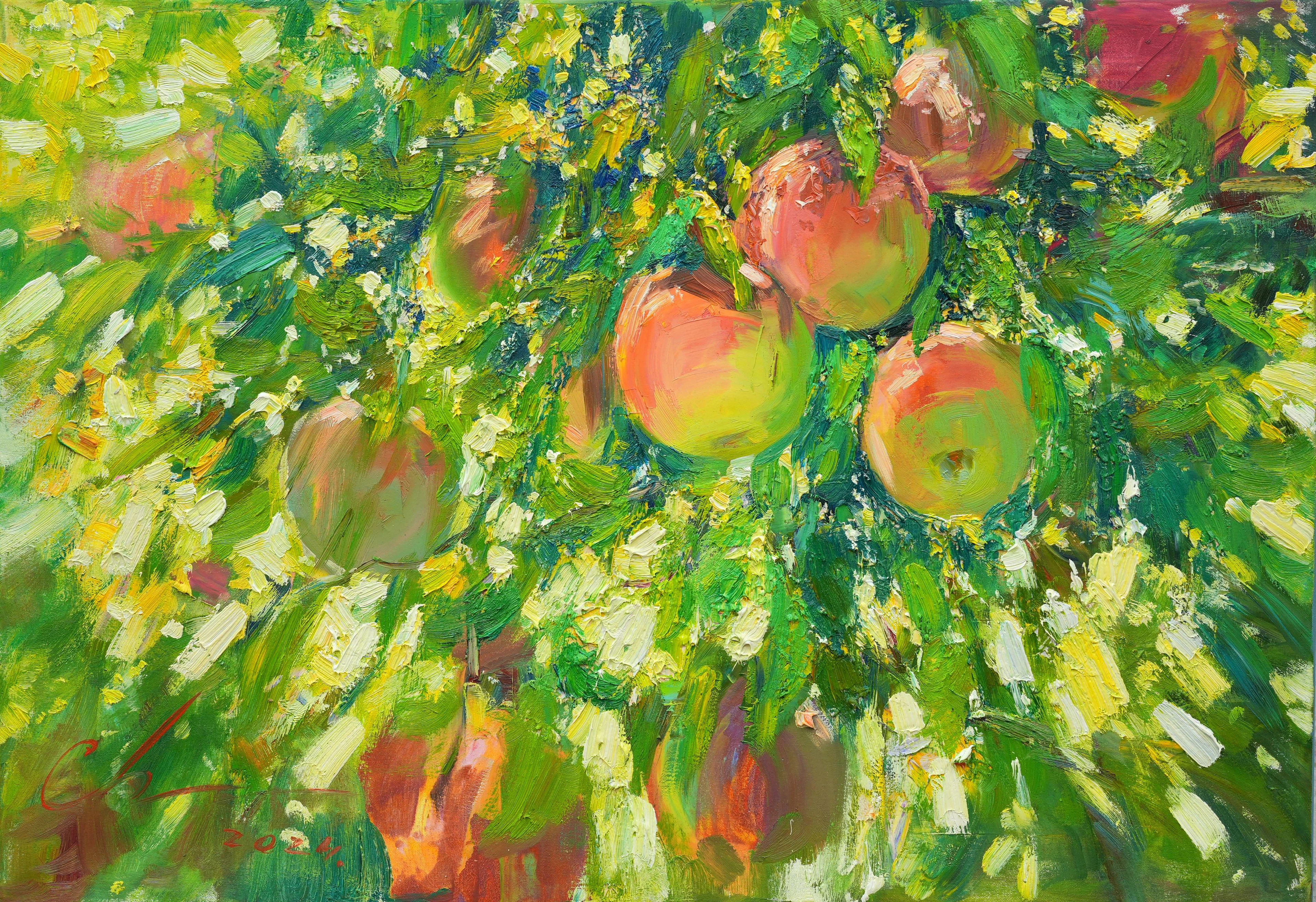 Apples in the garden - Sergei Chernyakovsky