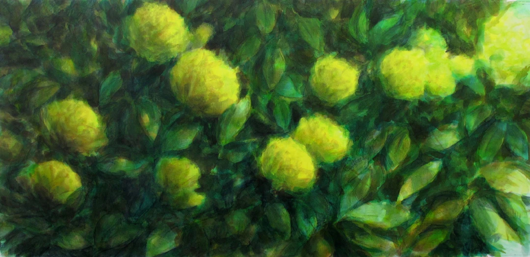 Yellow peonies - Fabienne Monestier