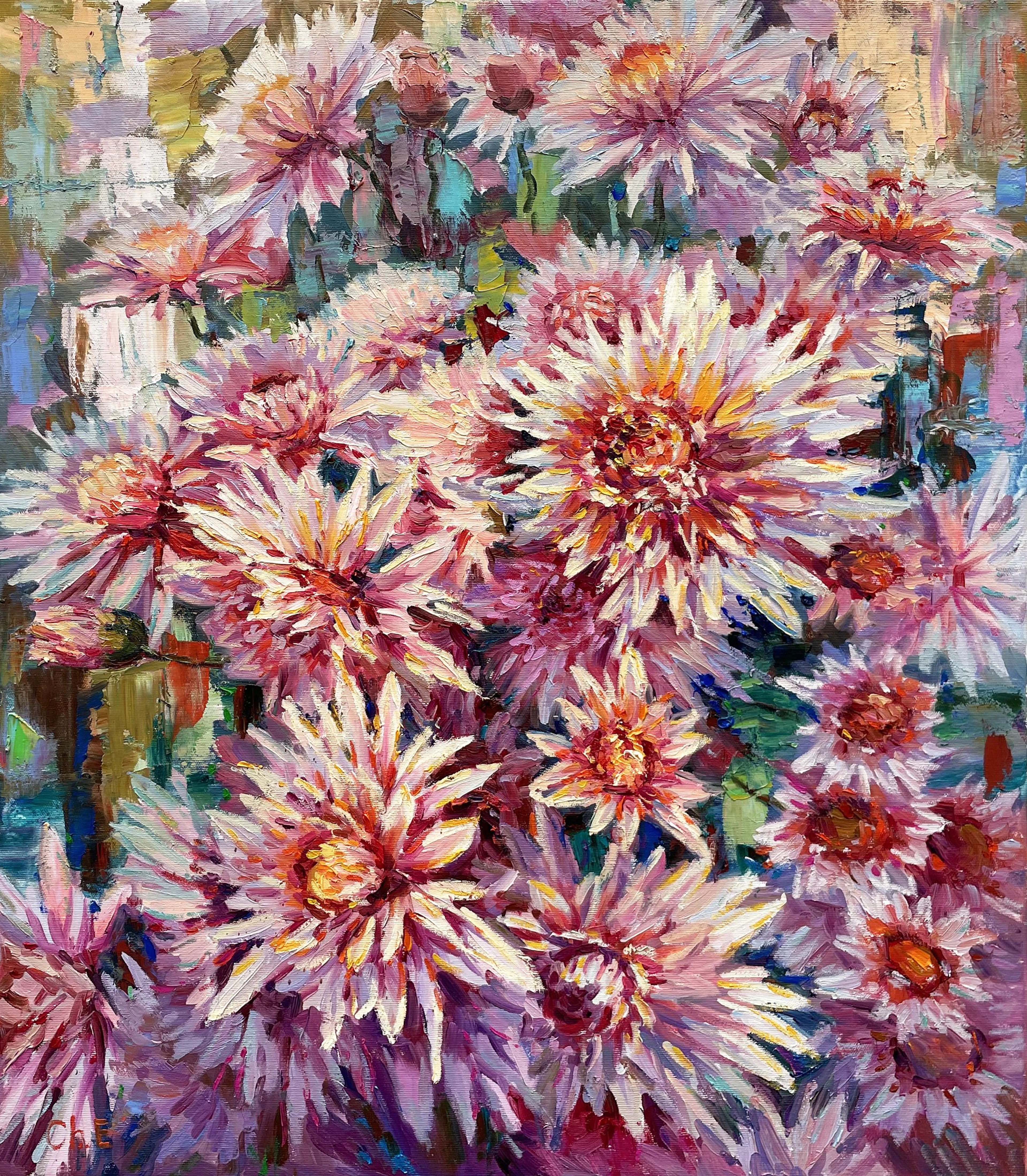 Chrysanthemums - Evgeny Chernyakovsky