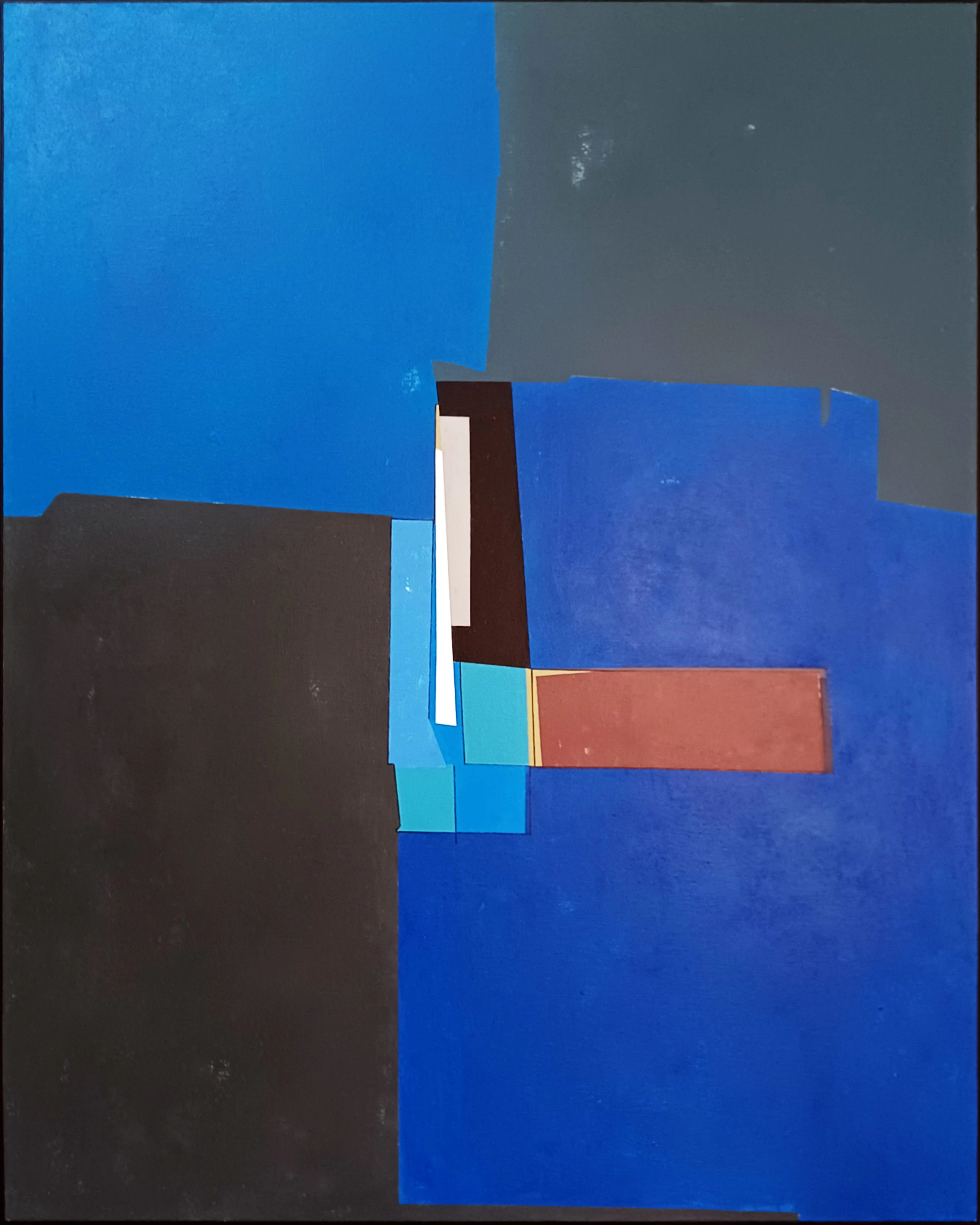 Blue composition IV - Luis Medina