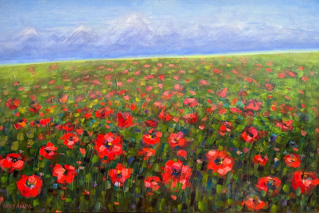 Poppies III - Sally Adams