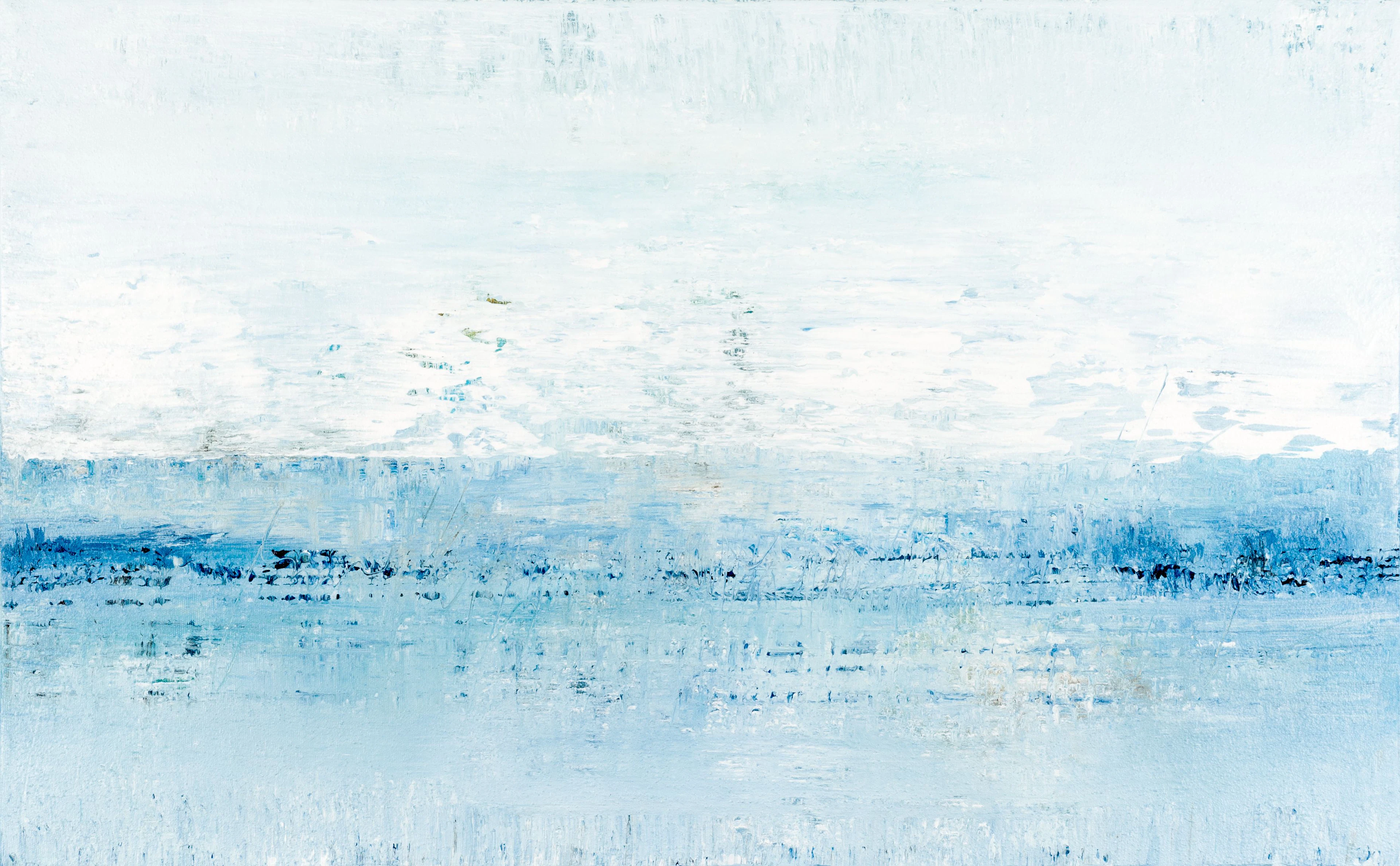 Blue abstract painting MD419 - Radek Smach
