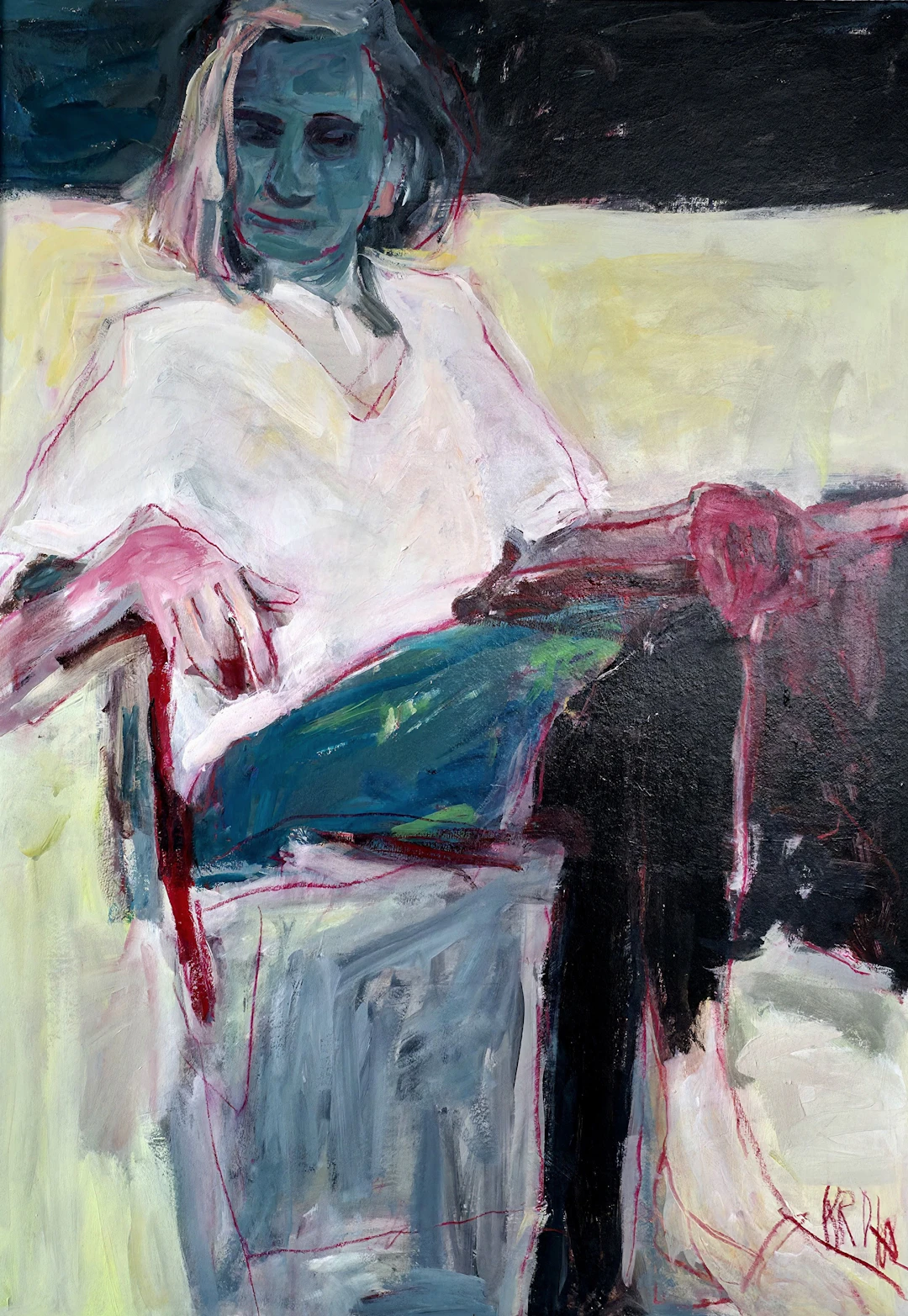 Seated Woman - Barbara Kroll