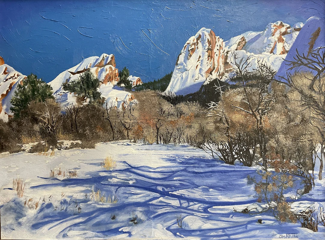 Red Rocks and Blue Shadow Dance - Carrie Martin