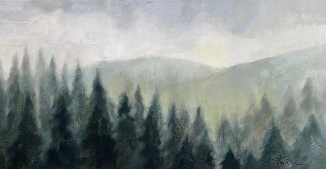 Pines in he Mist - silvia vassileva