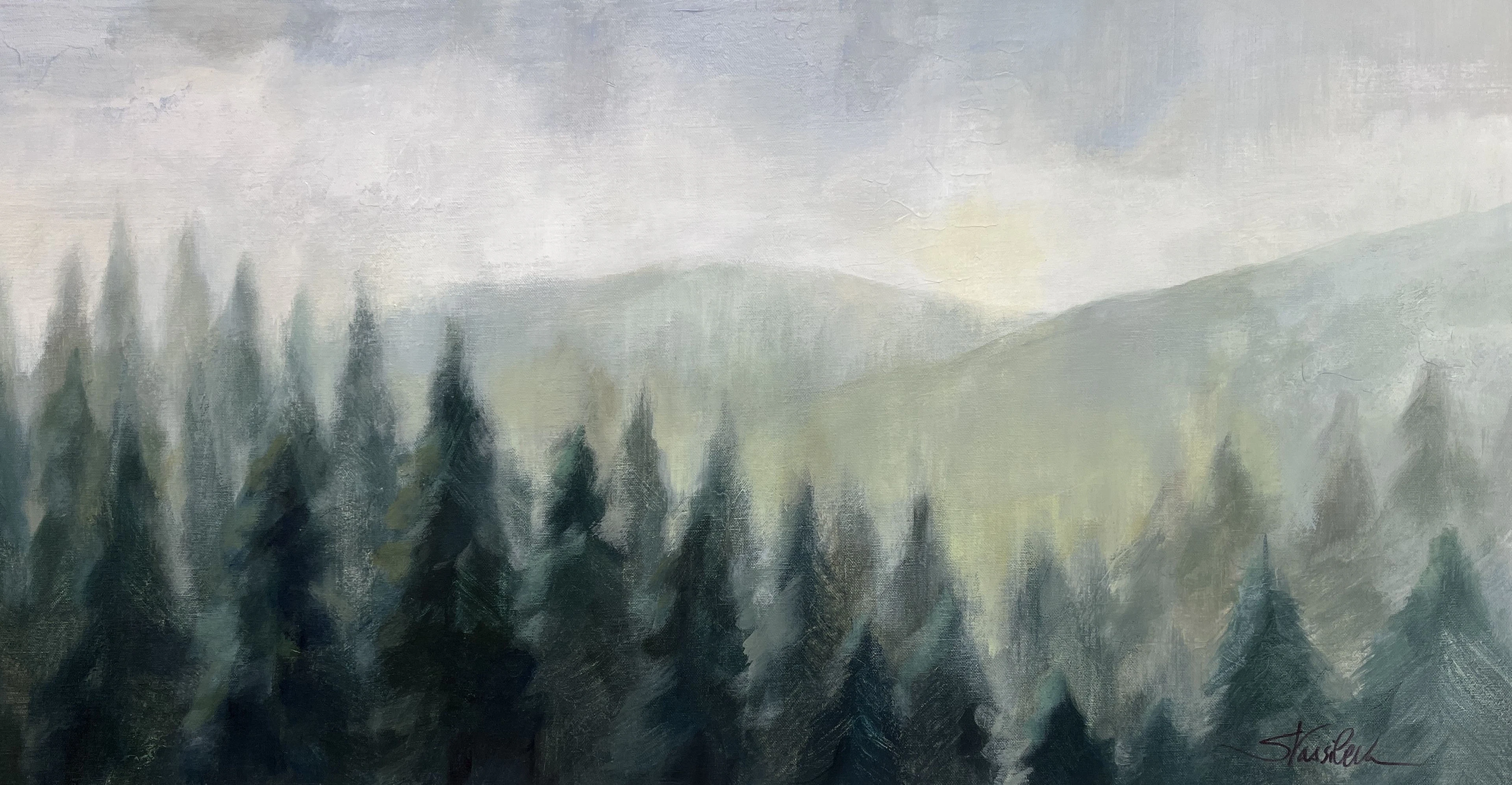 Pines in he Mist - silvia vassileva