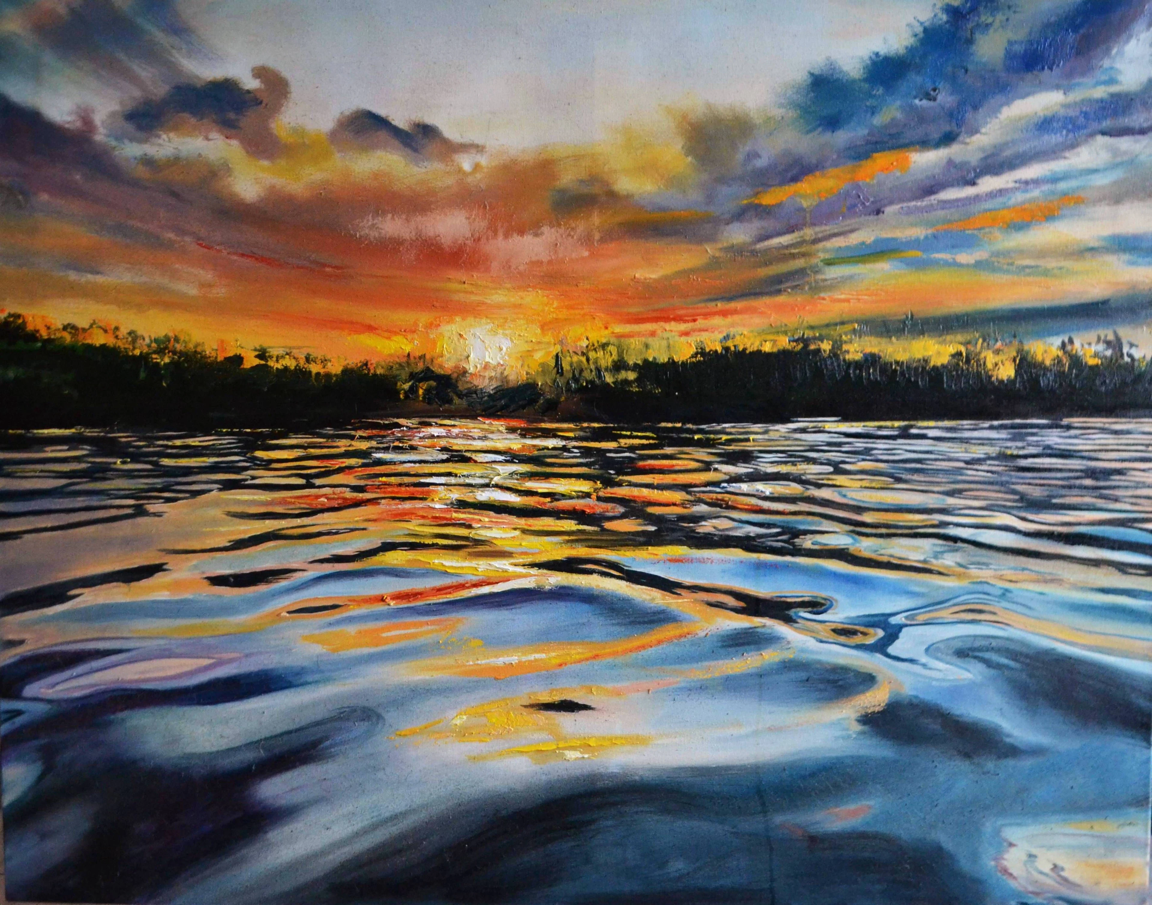 Burning Sunset - Valeria Radzievska