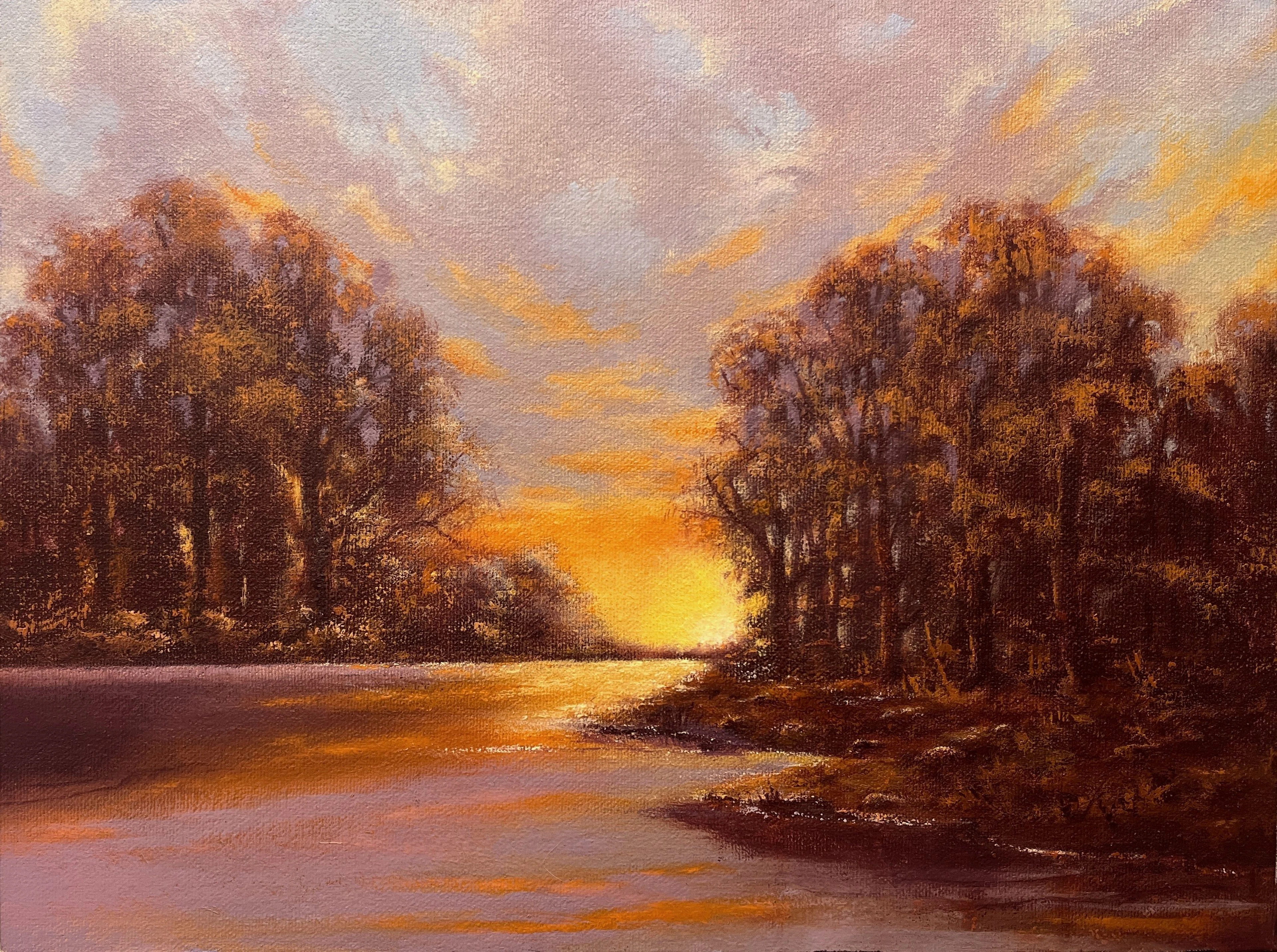 Glowing Sundown - Vern Rollin