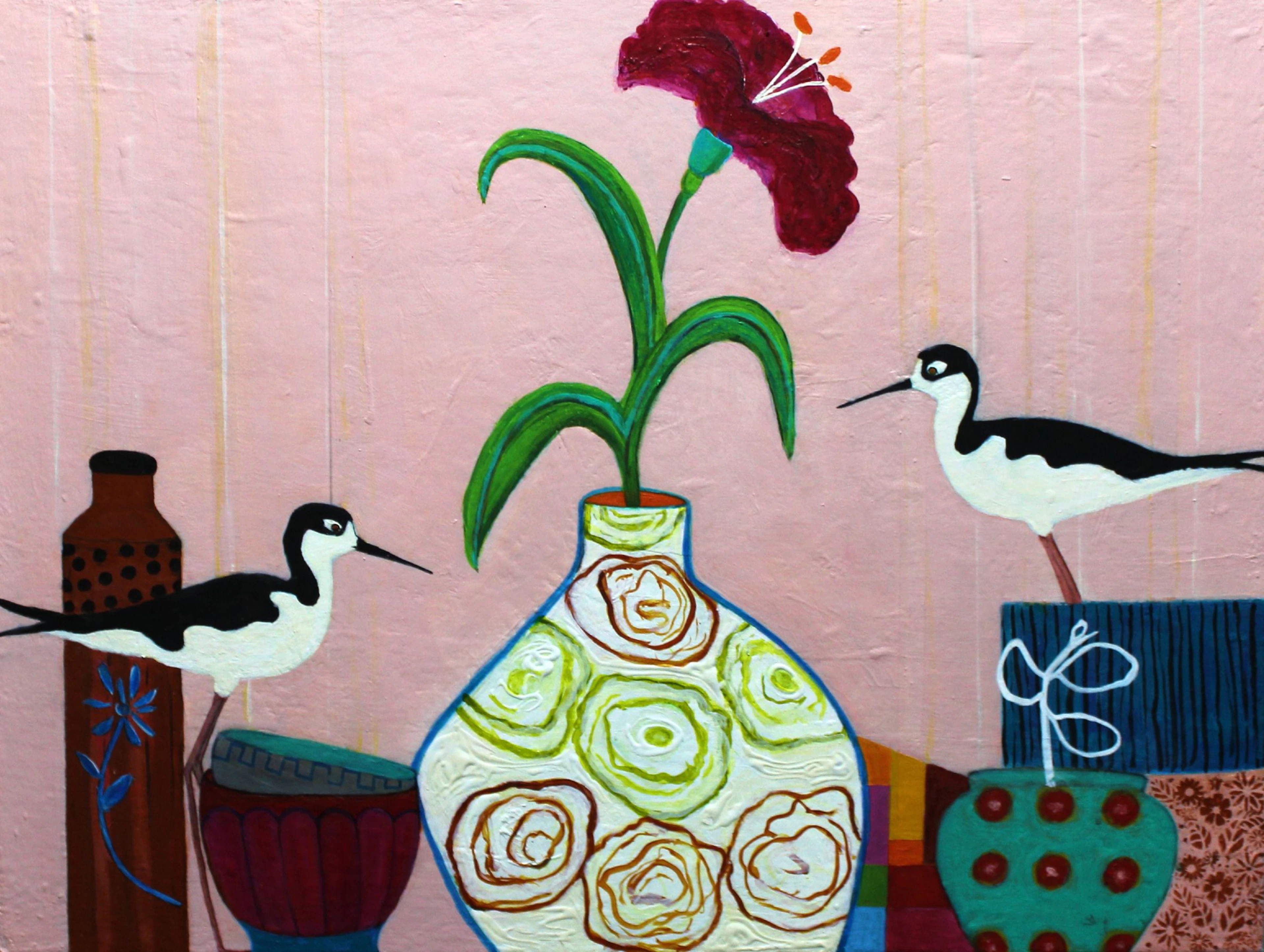 Two Birds and a Lily - Haydee Torres