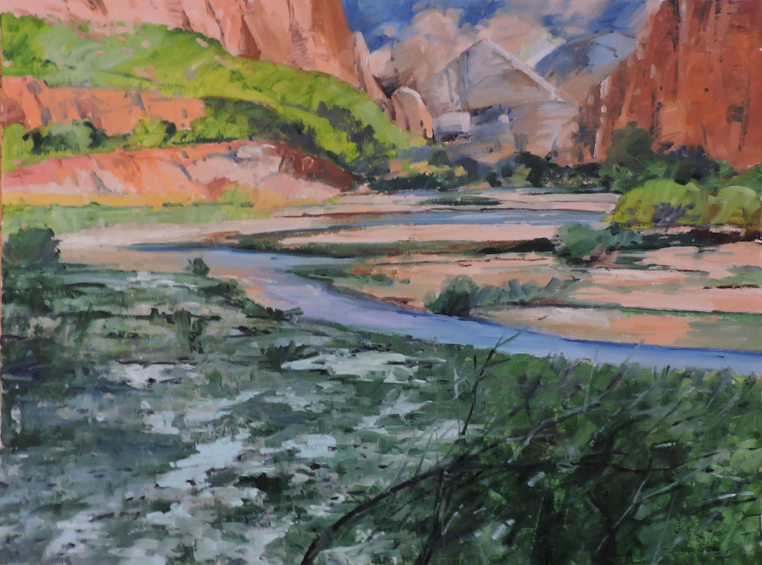 River's Path Through Valleys - Richard Szkutnik