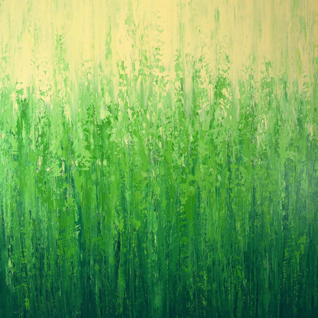 Fresh Green Dappled Light - Nature Abstract - Suzanne Vaughan
