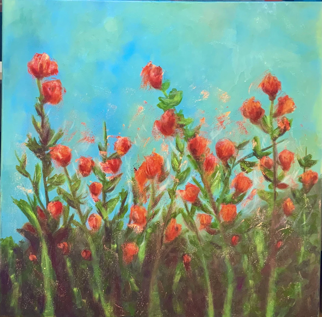 Red Flowers - Eva Hoffmann