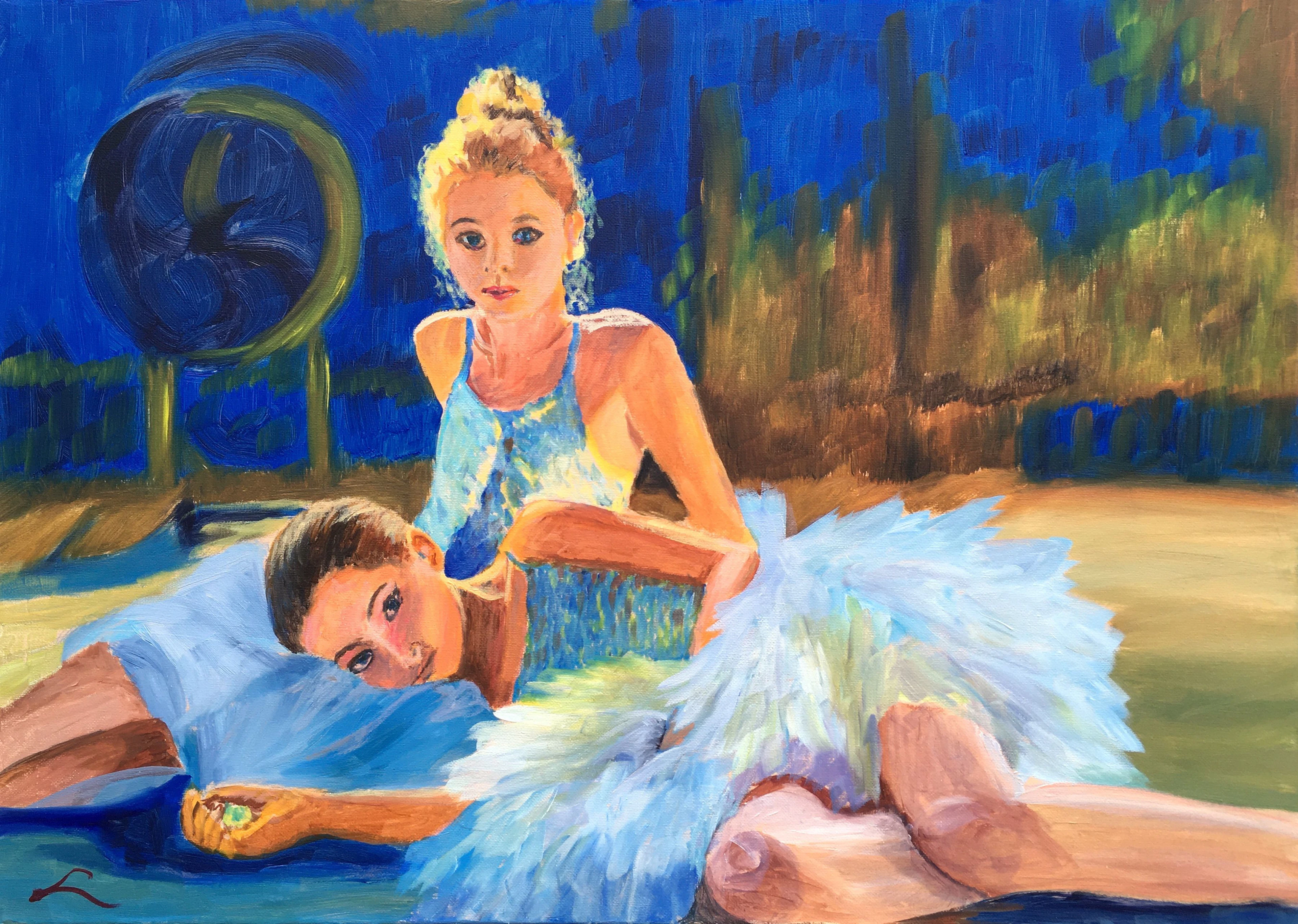 Two young ballerinas - Elena Sokolova