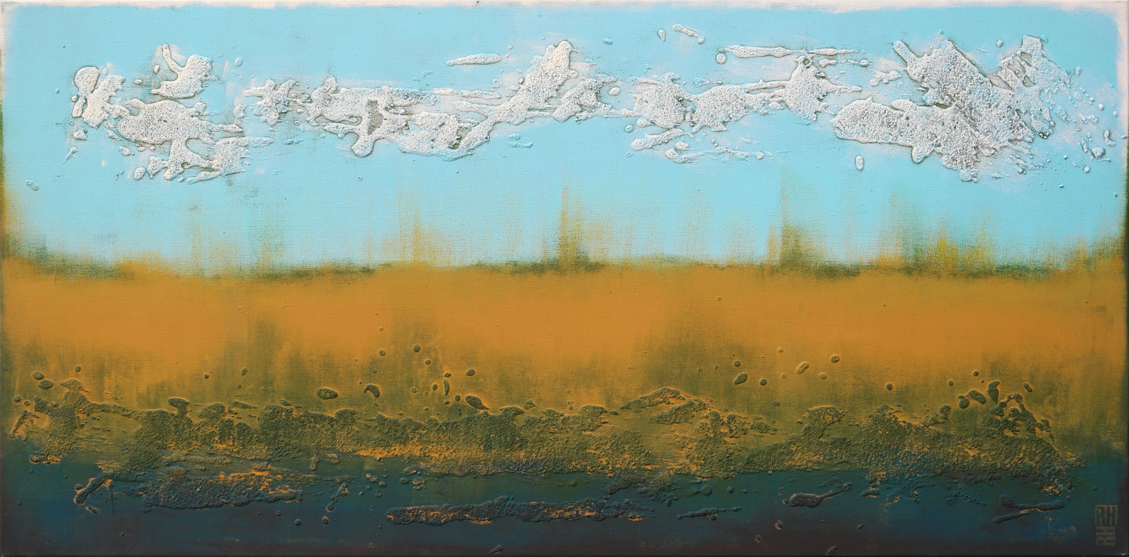 Landscape Camel & Turquoise - Ronald Hunter