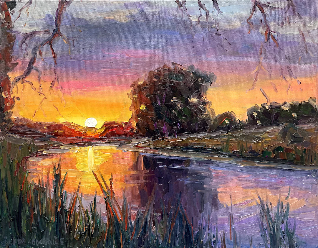 Sunset - Evgeny Chernyakovsky