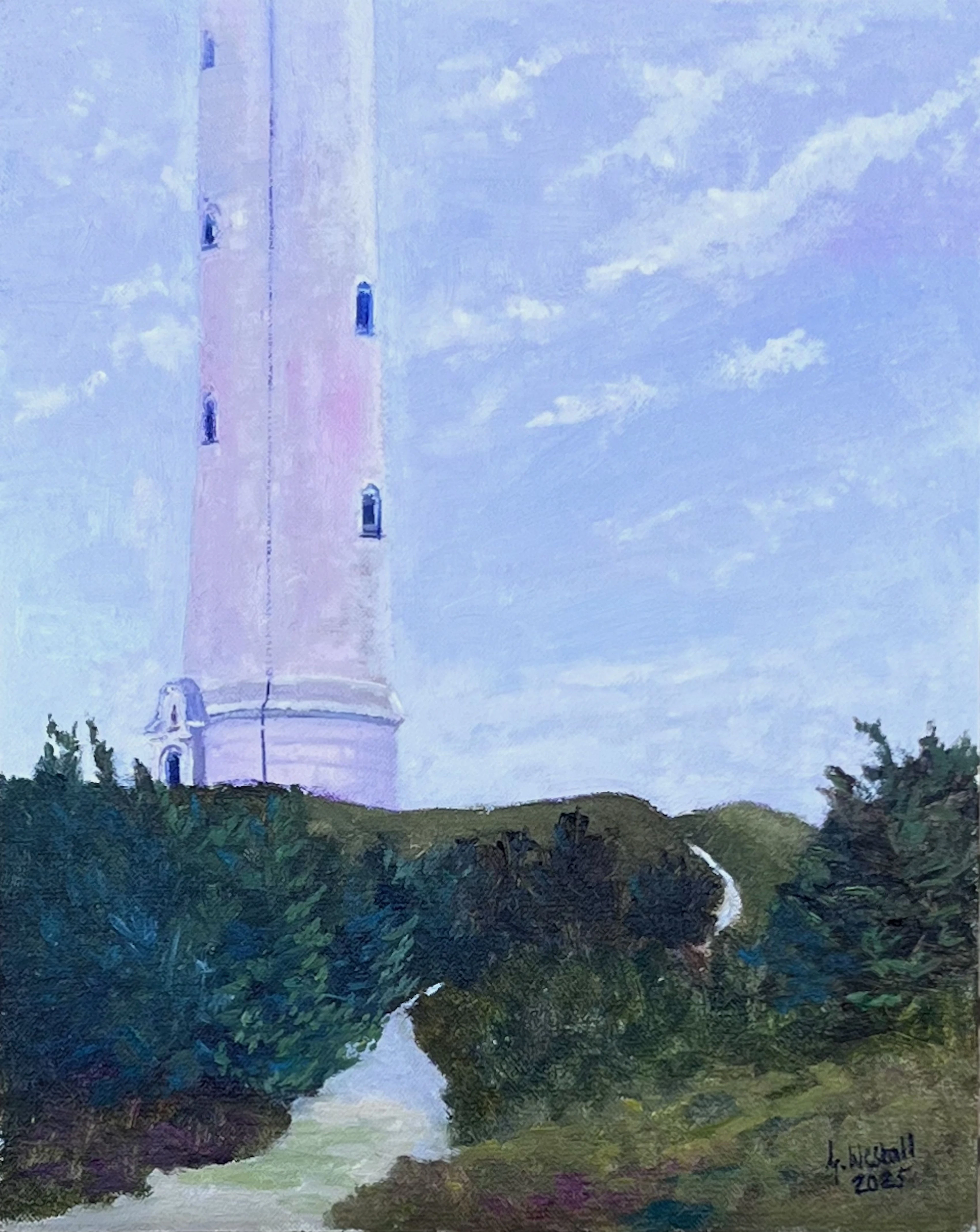 Lyngvig Lighthouse between the dunes - Gary Westall